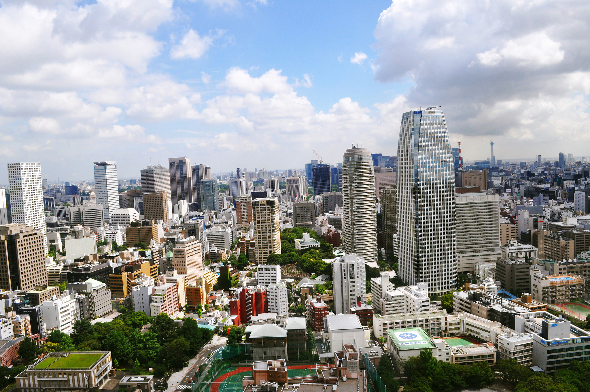 城市天际线,东京,东京塔,商务,城市生活,现代,著名