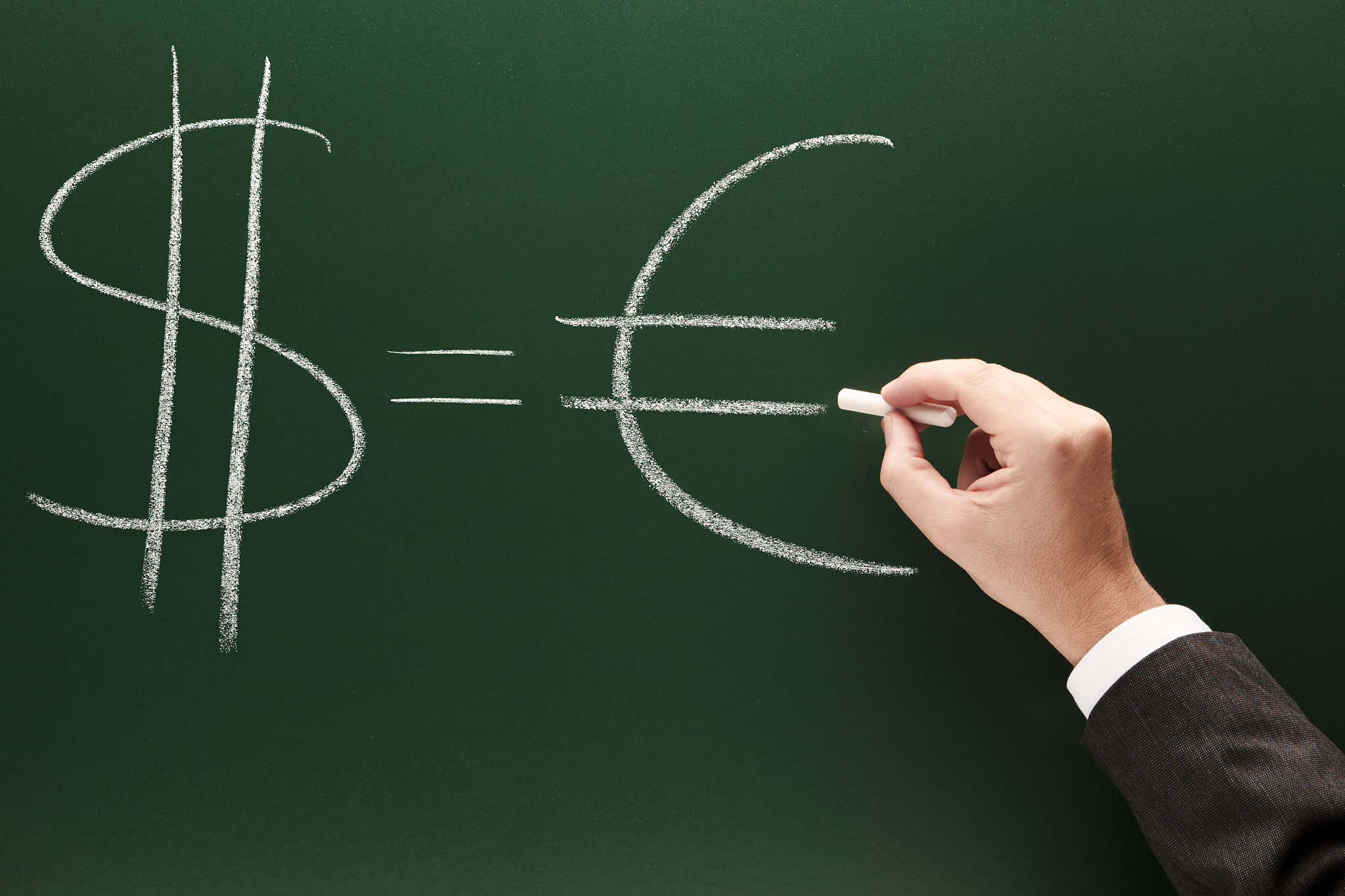 dollar equal to euro