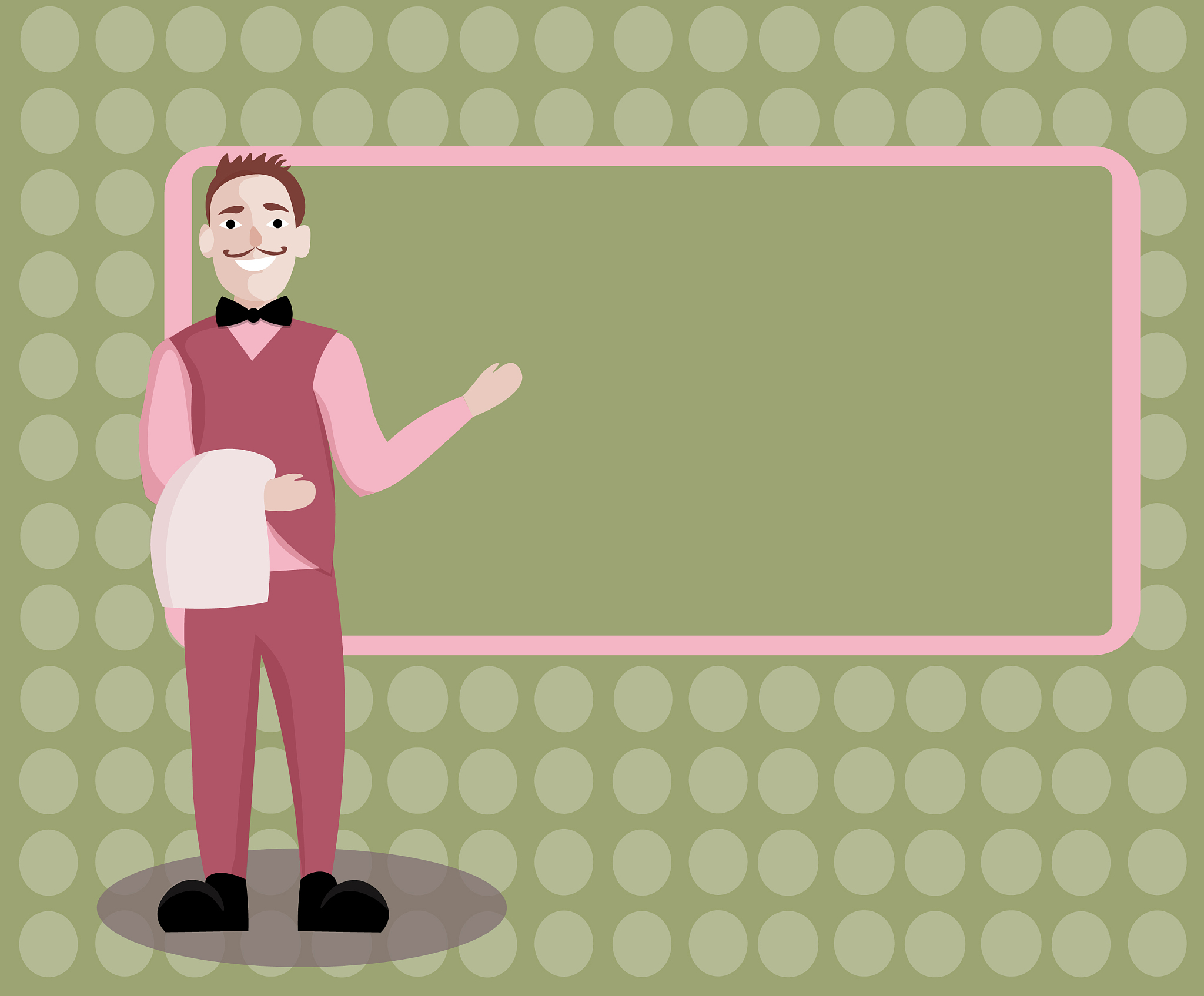 flat design business empty