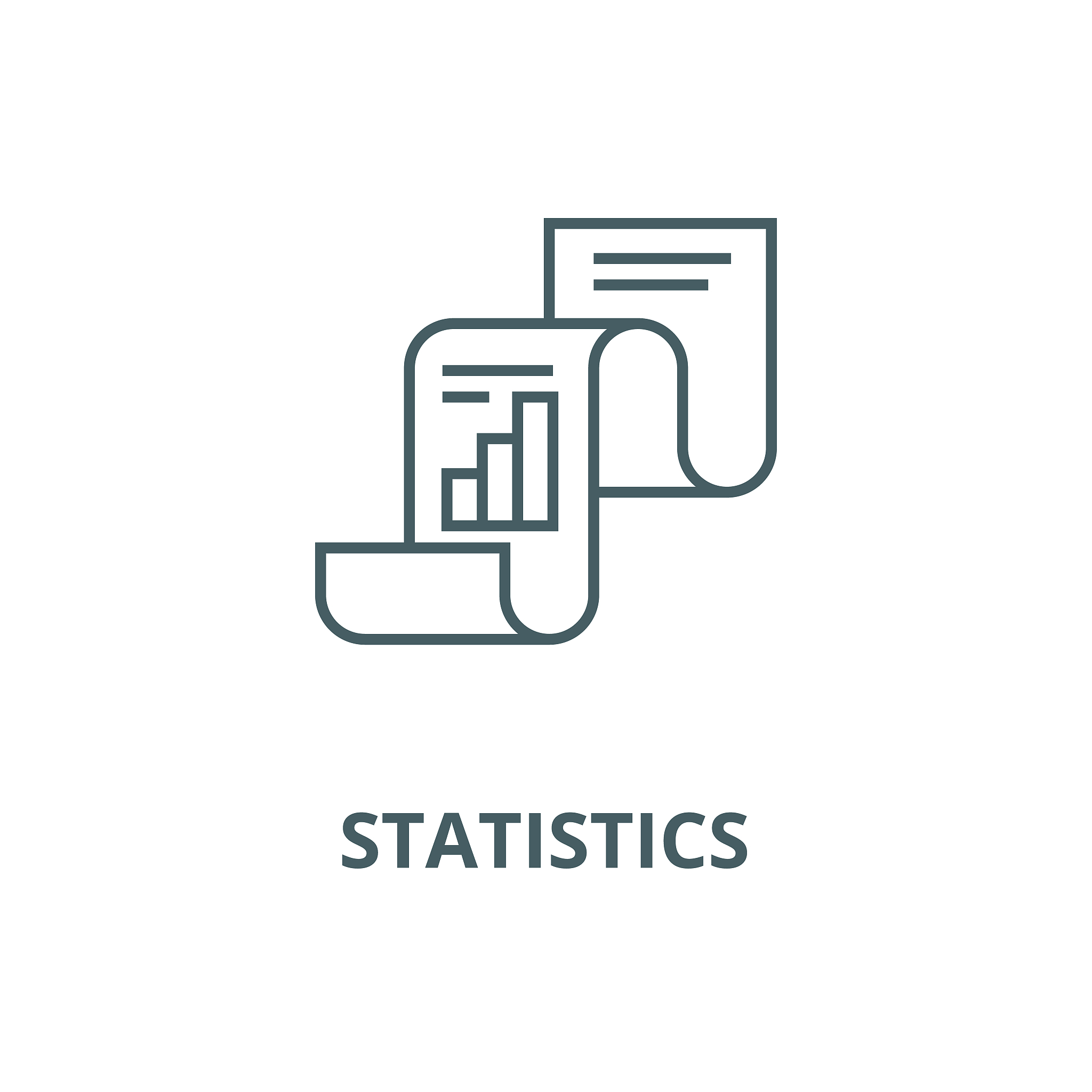 statistical report,statistics vector line icon, linear concept, 