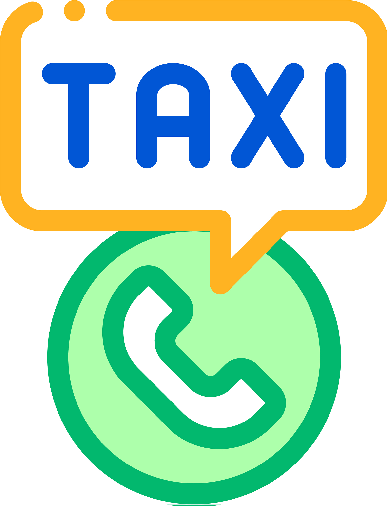 taxi call telephone service online taxi icon