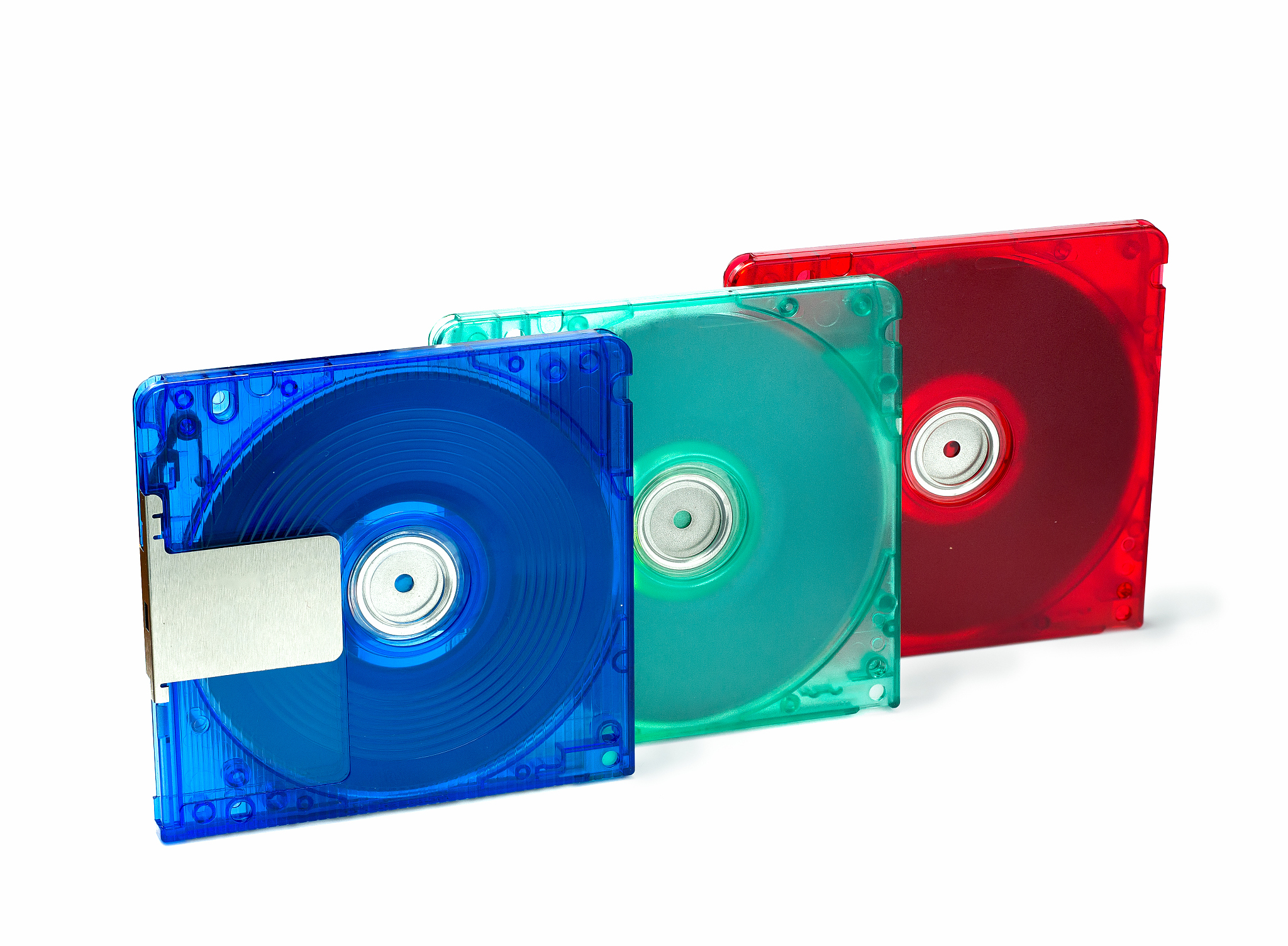 mini-disc (md) isolated on white