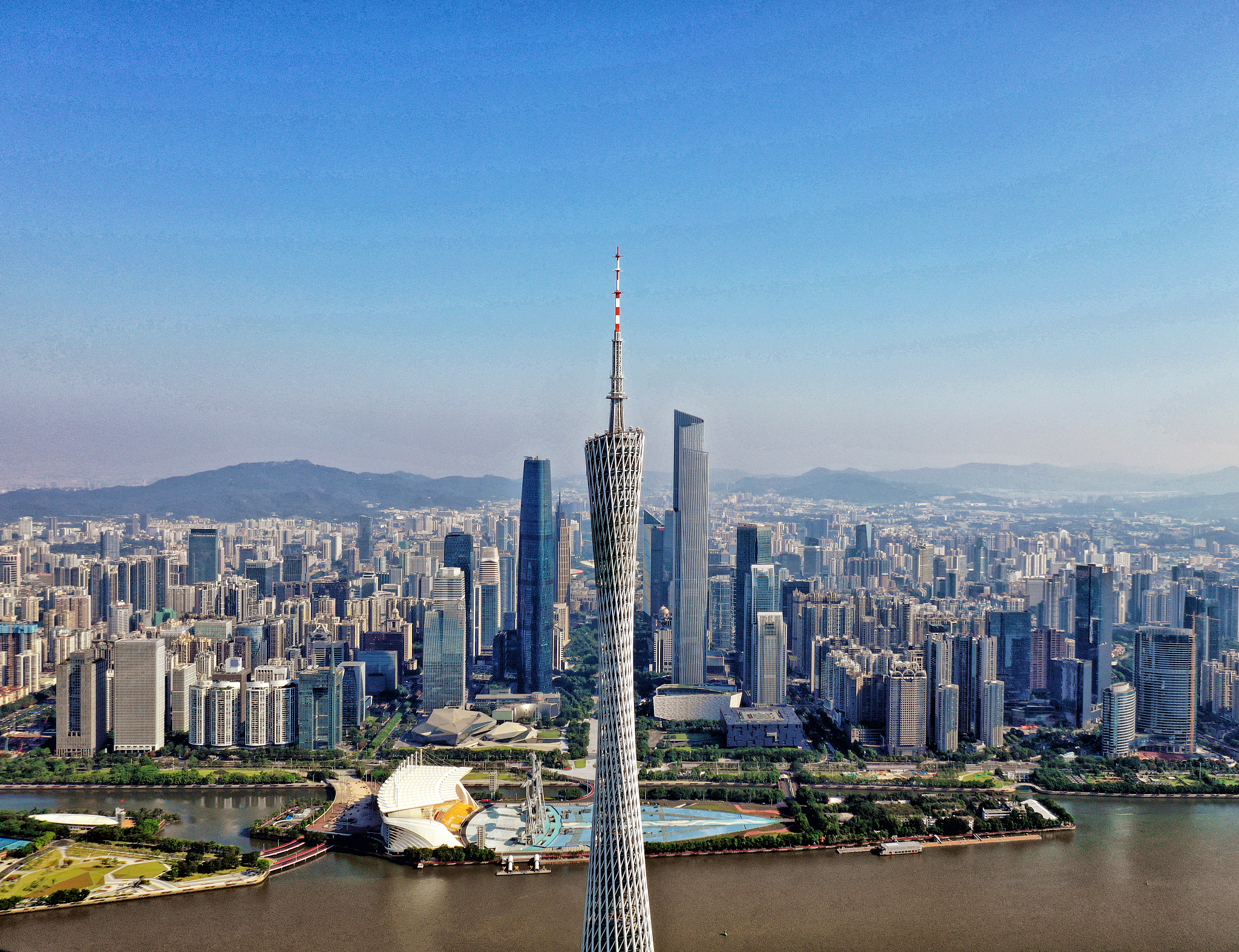 广东省广州城市建筑风光