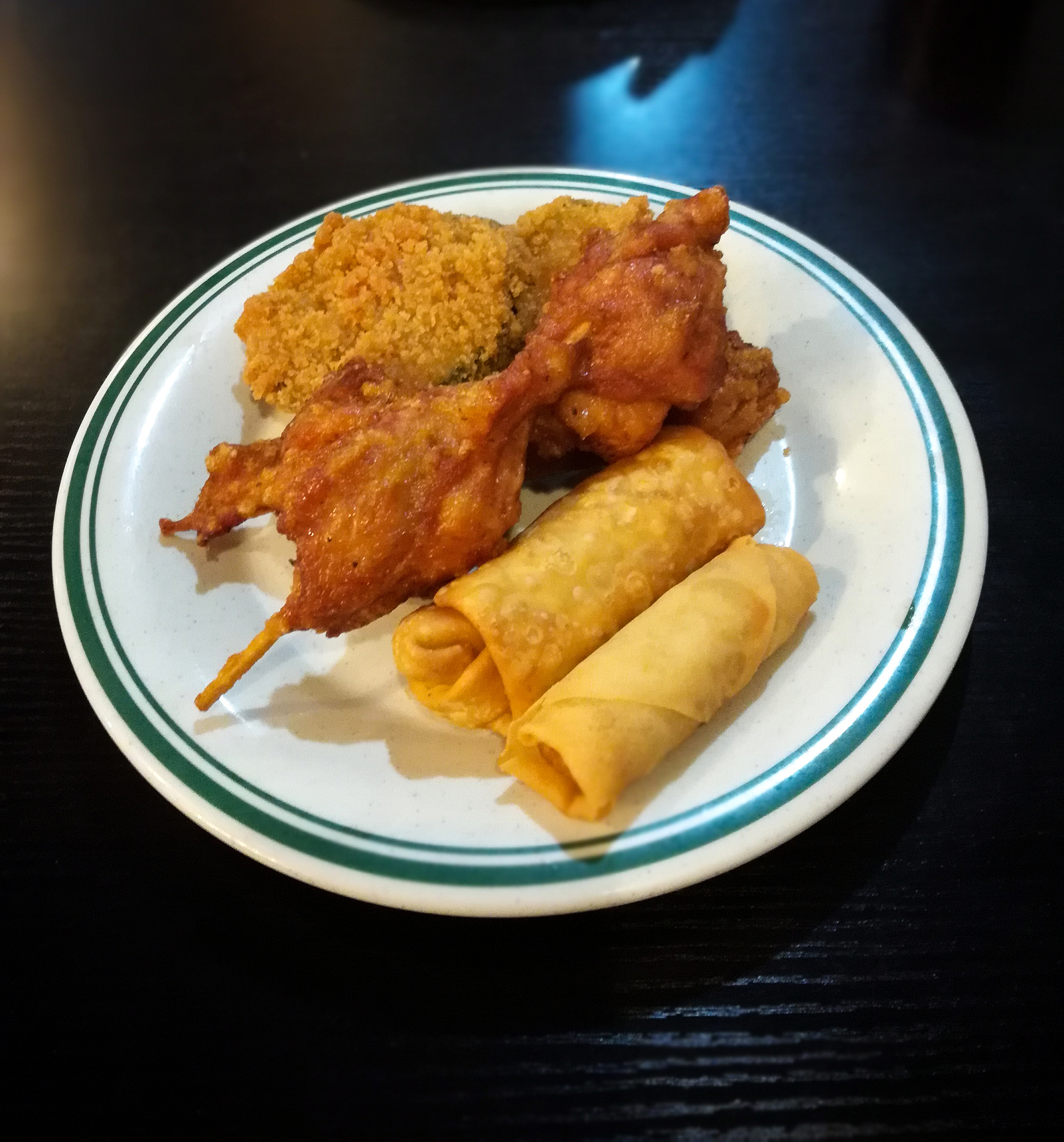 chinese teriyaki chicken egg rolls fried chicken