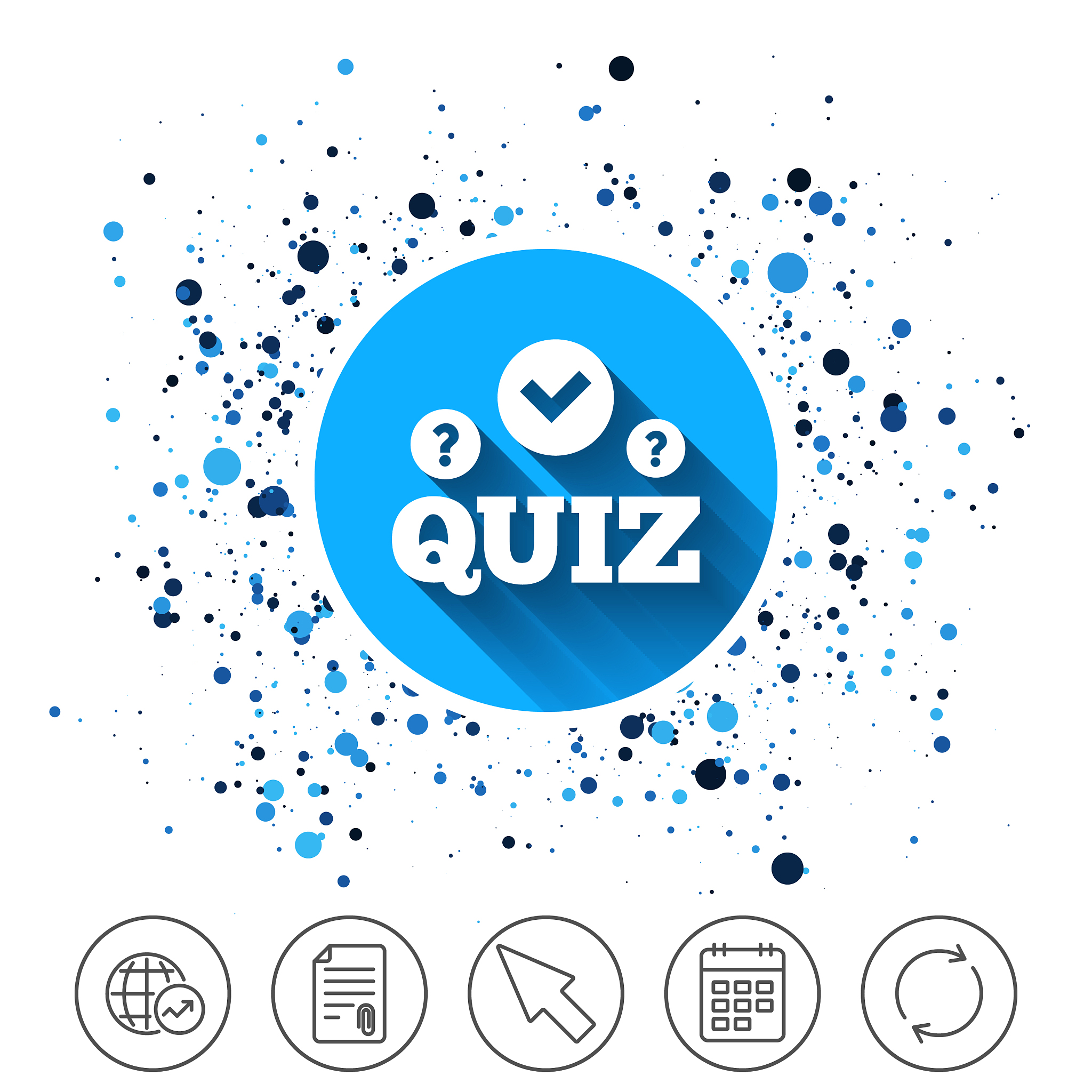 quiz sign icon questions and answers game
