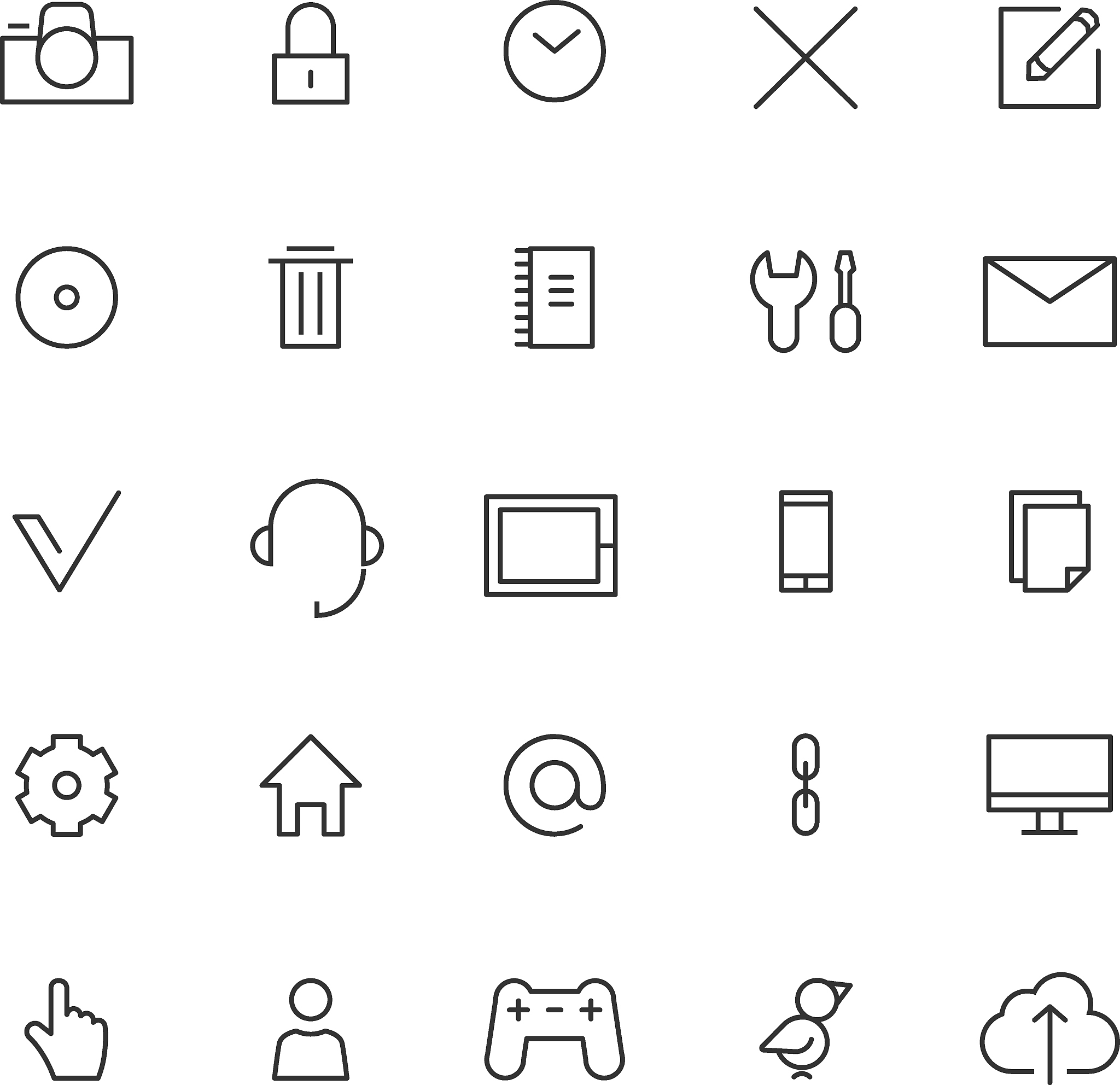 web icons
