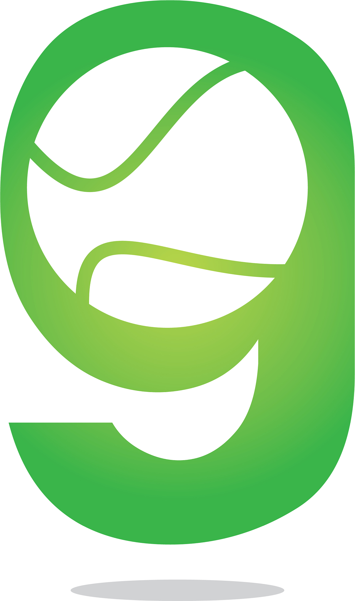 letter g tennis logo design