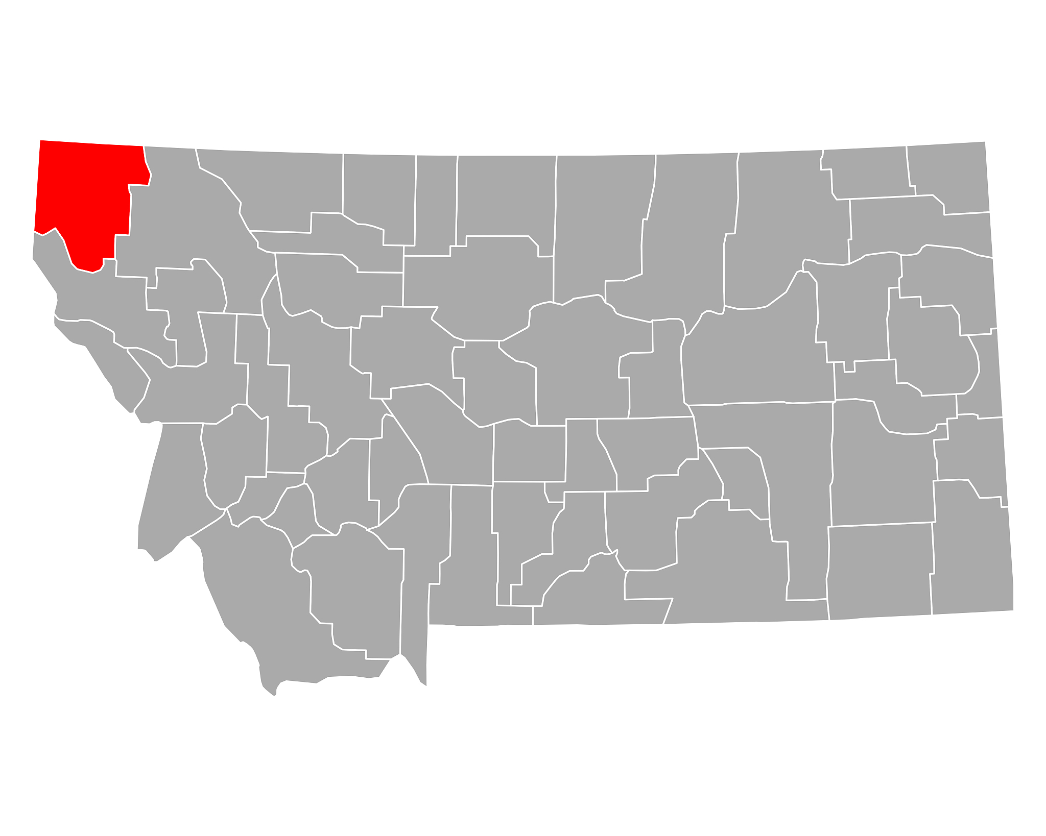 map of lincoln in montana