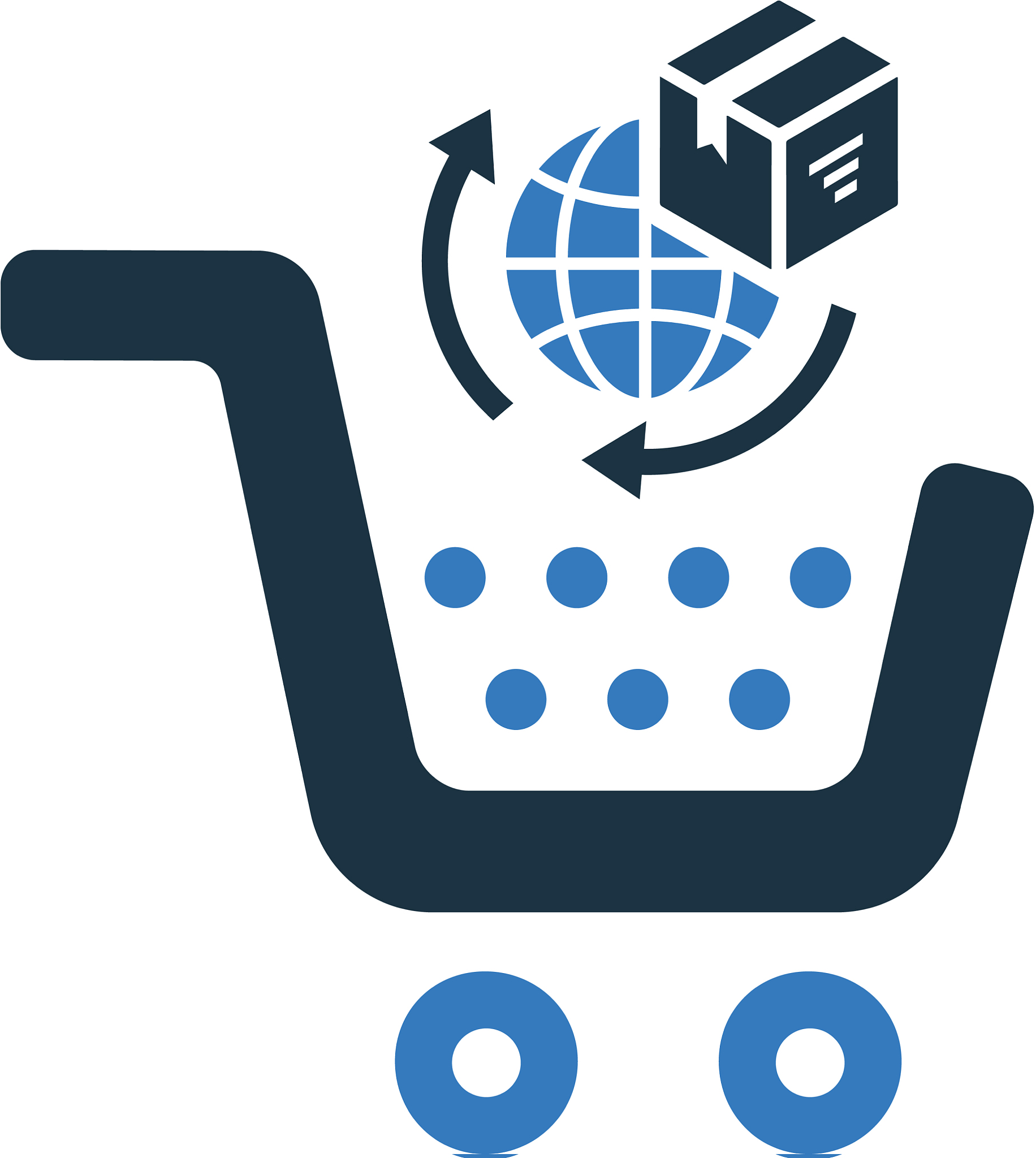 global international shopping icon
