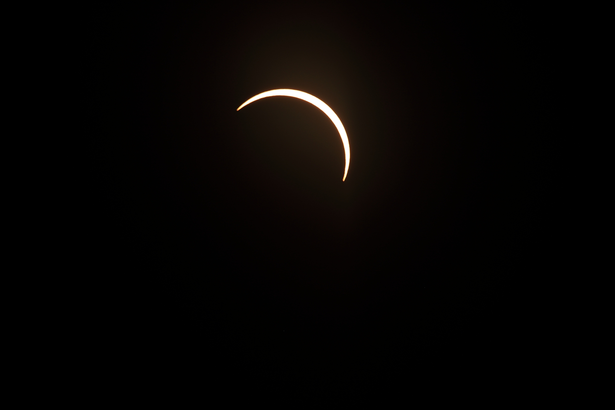 sun eclipse august 21, 2017 kimberly oregon, usa
