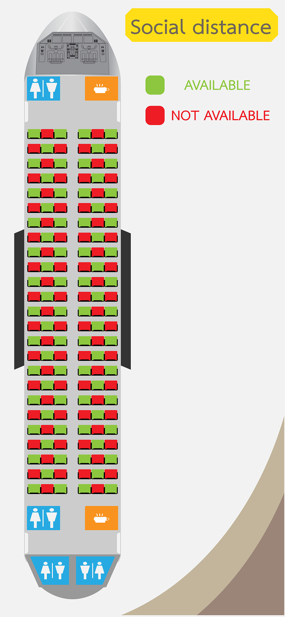 飞机有多少个座位