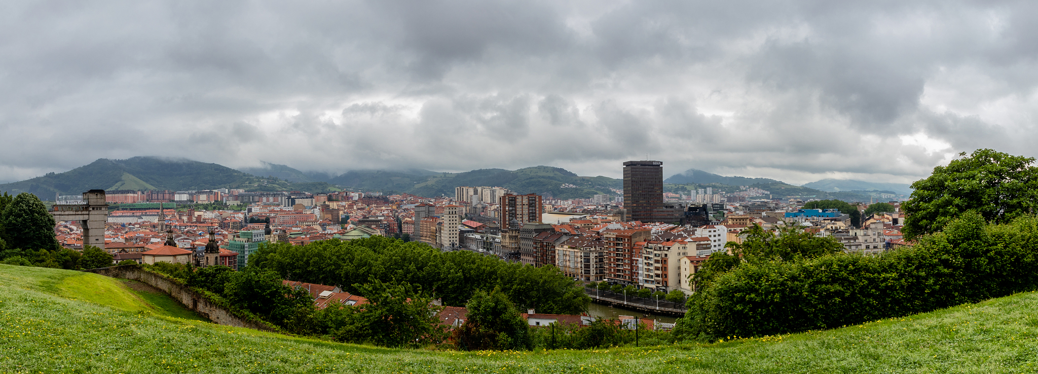 panorama of bilbao