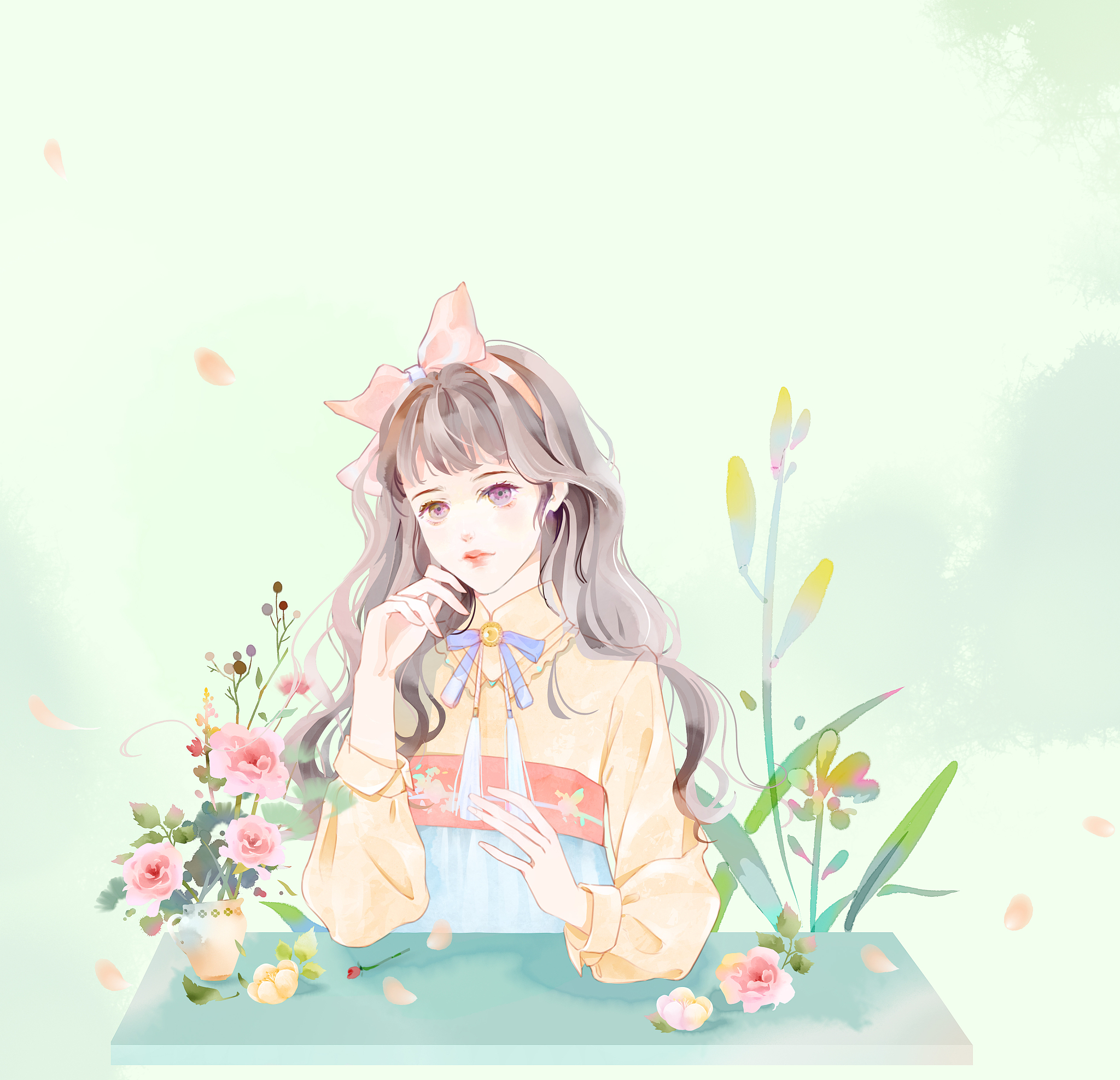 给几个二次元女生的属性tag