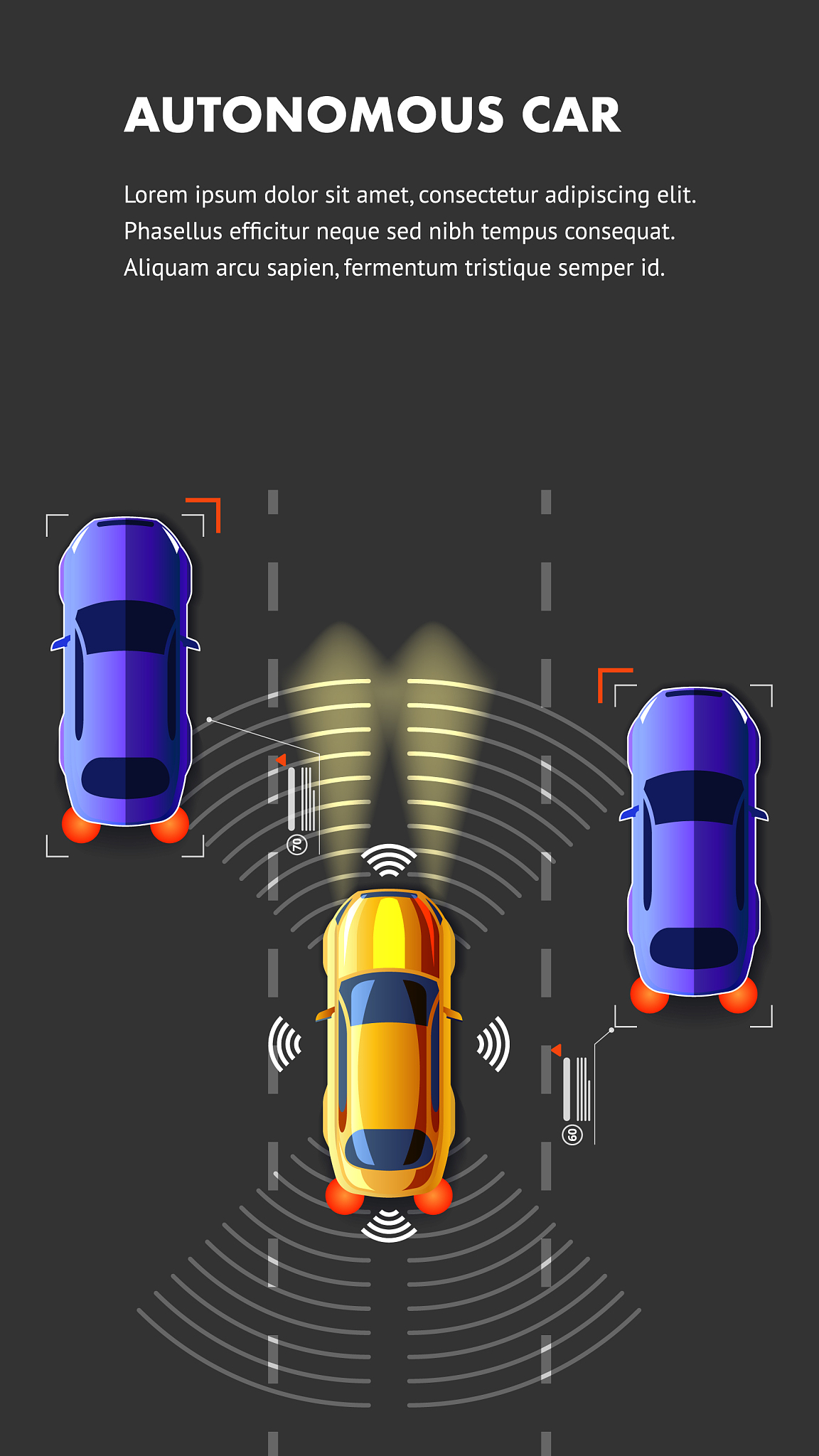 为实现小车在空白场地运动