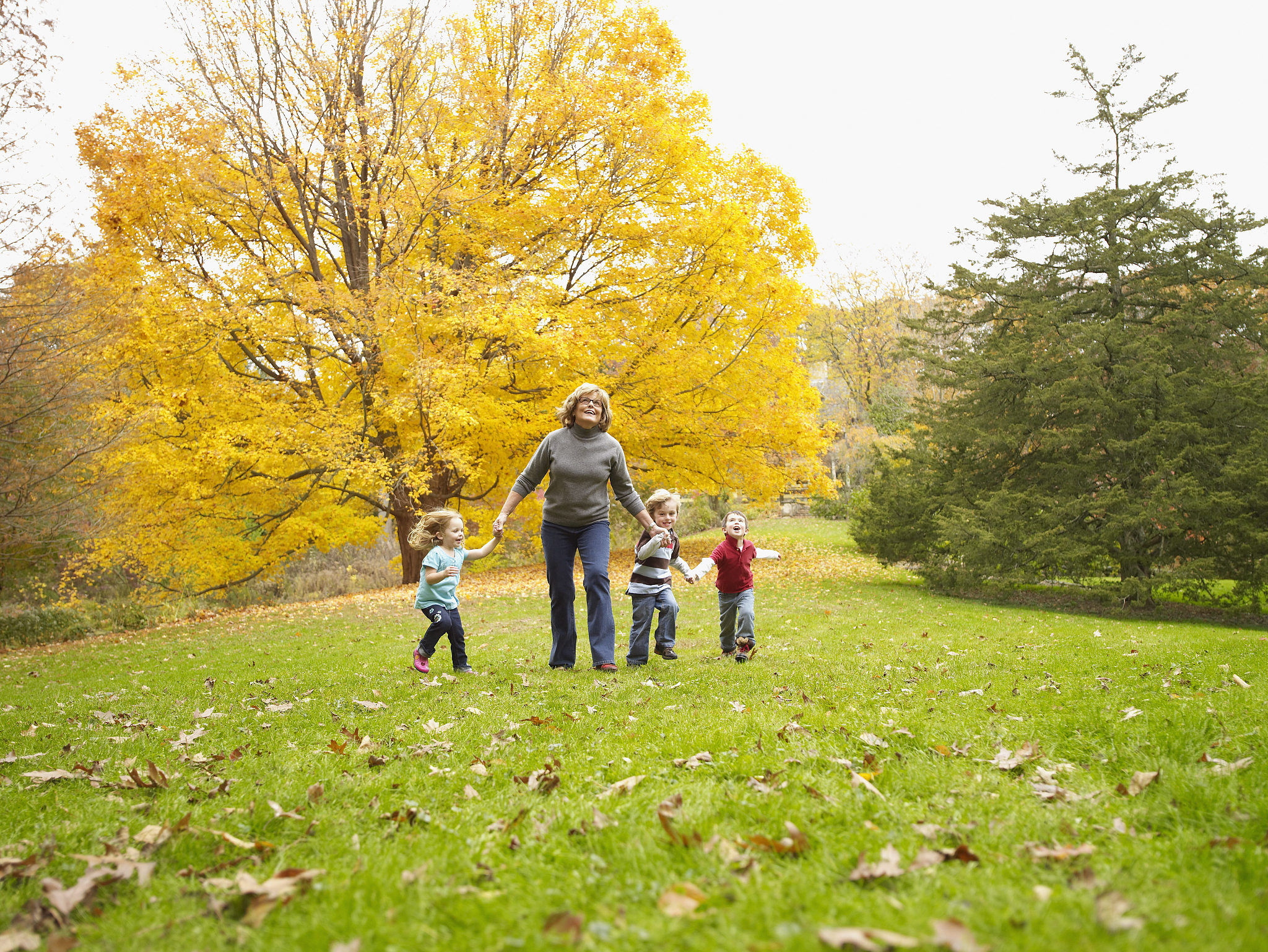 grandparent with grandchildren