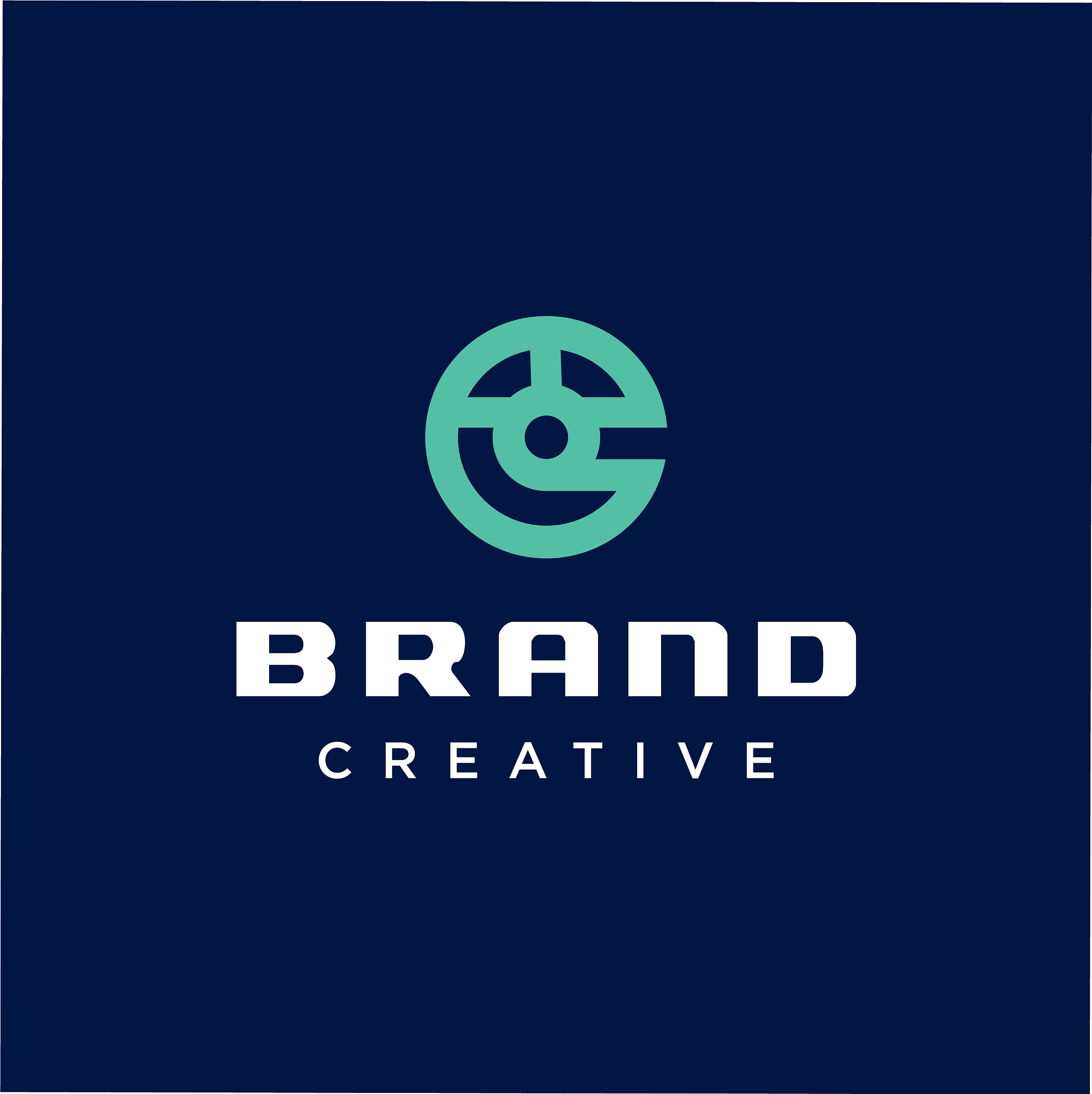 letter c tech logo design stock circle tech