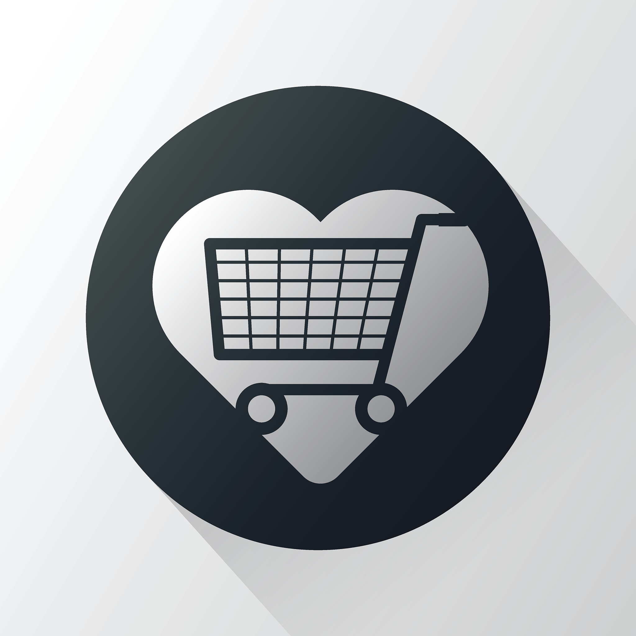 love shopping icon