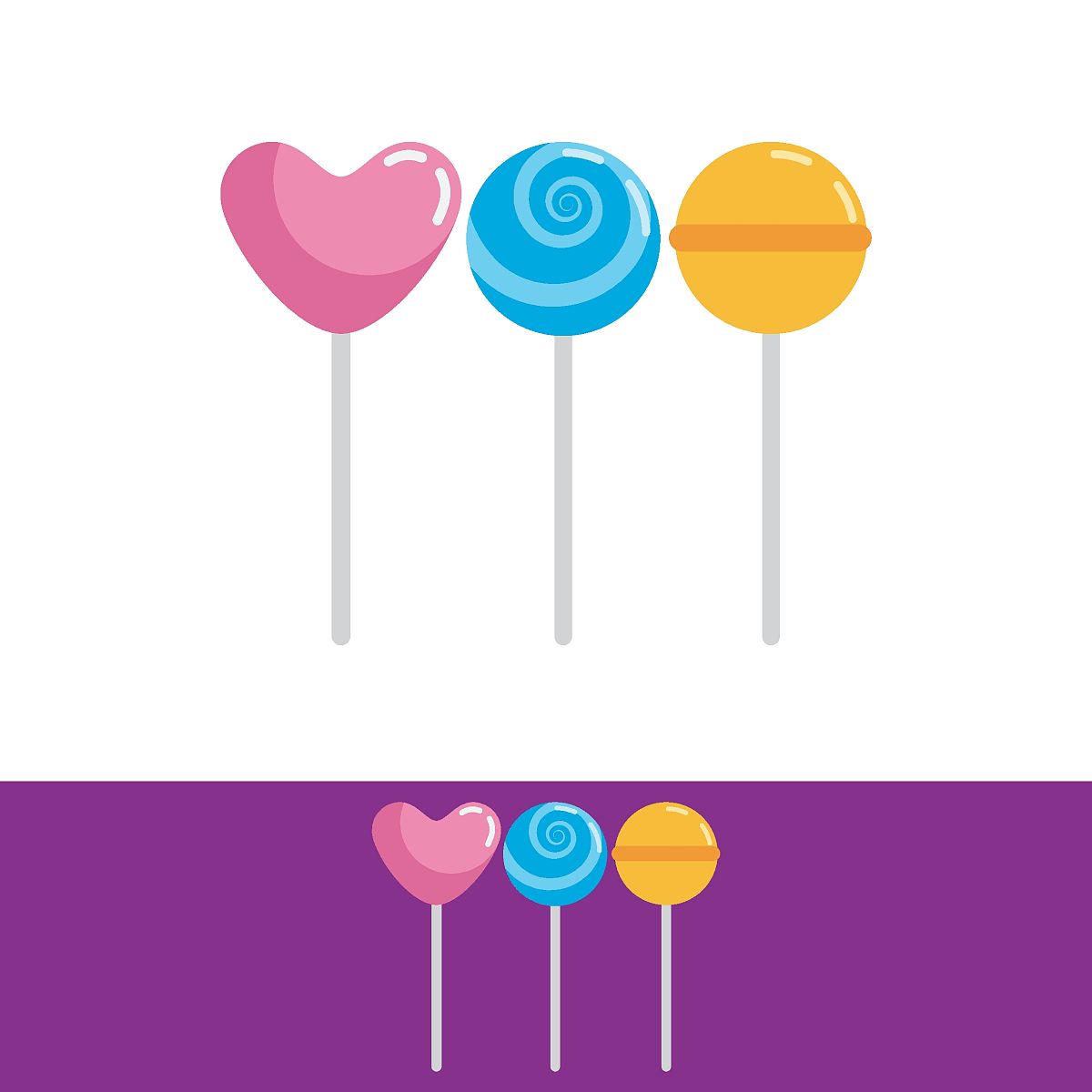 棒棒糖口号：让你的每一天都充满甜蜜！