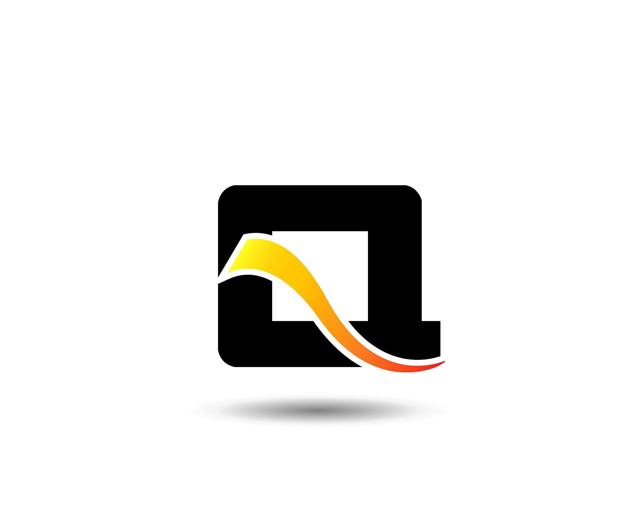 letter q logo icons graphic design