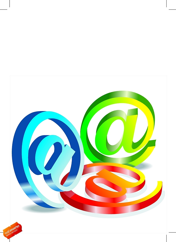 set vector e mail icon