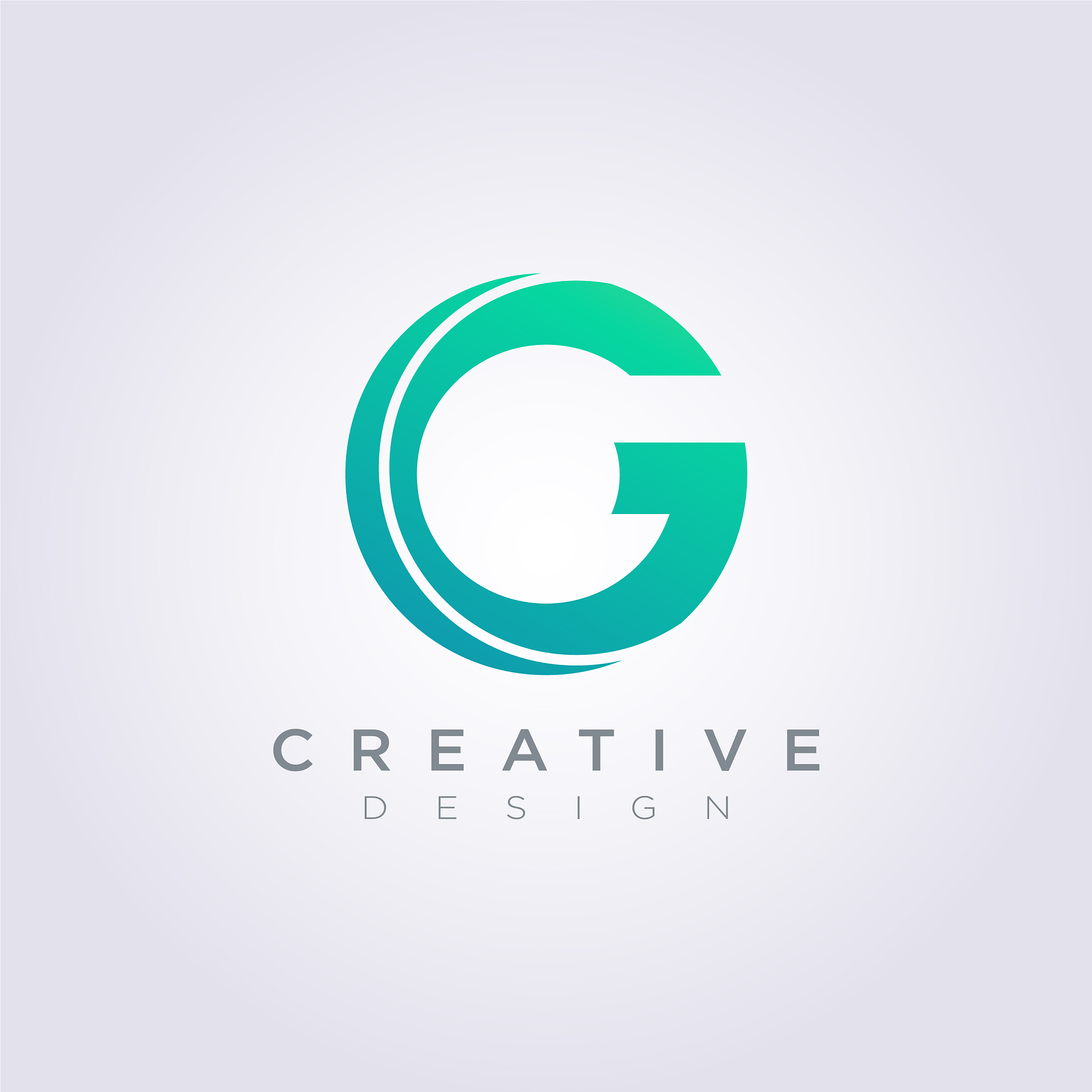 letter g design clipart symbol logo template