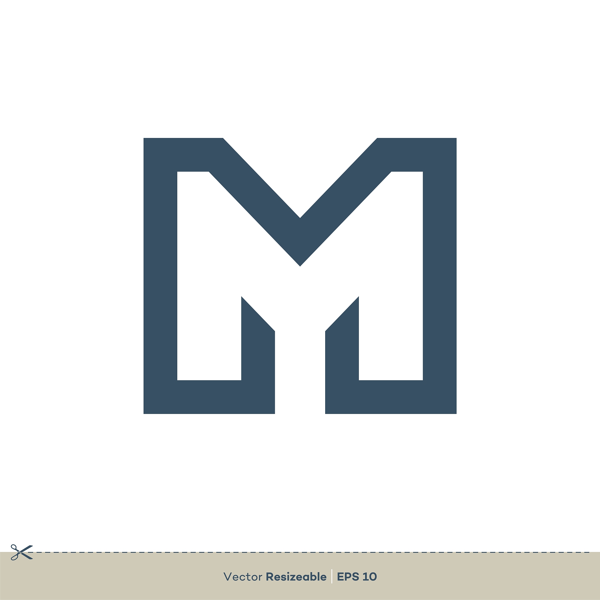 m letter vector logo template illustration design. vector eps 10