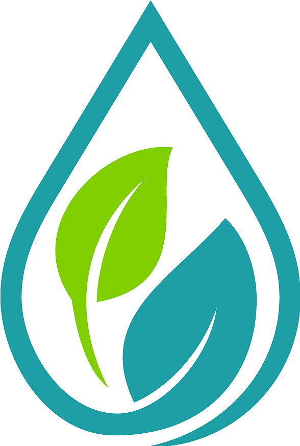 green leaf oil extract organic logo