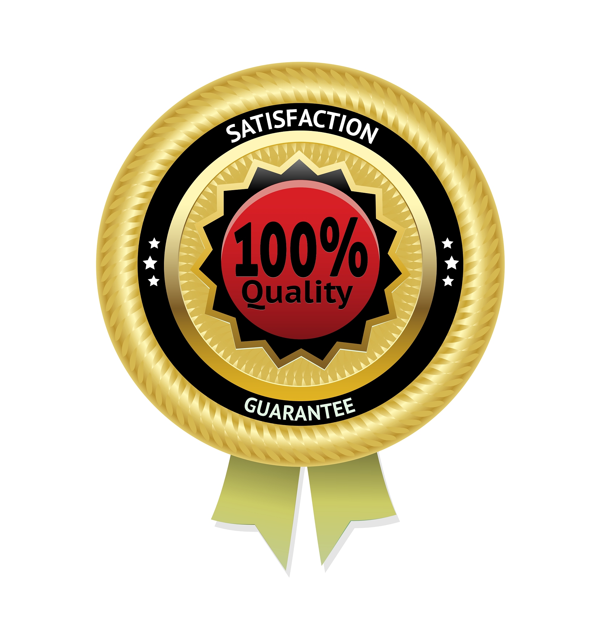 satisfaction guarantee label eps 10