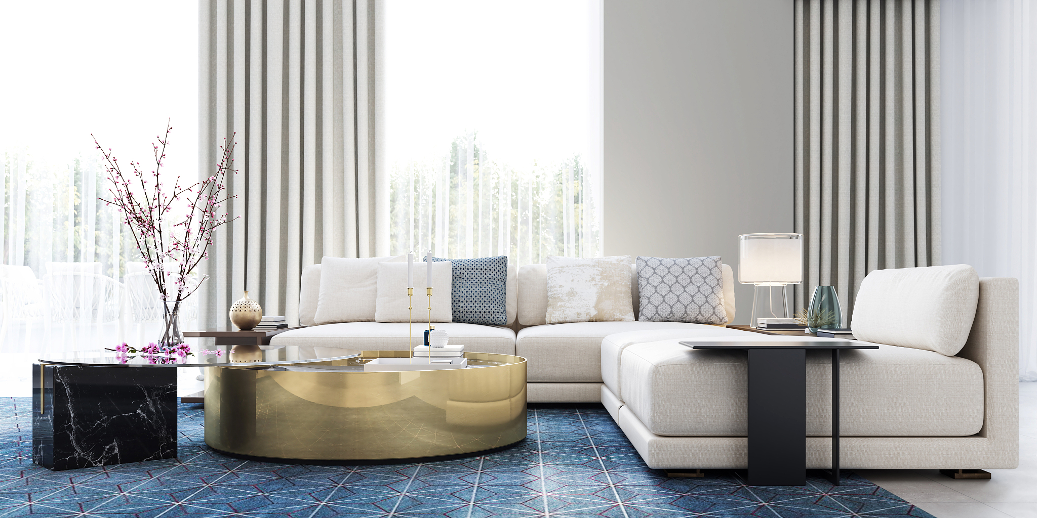 modern living room interior