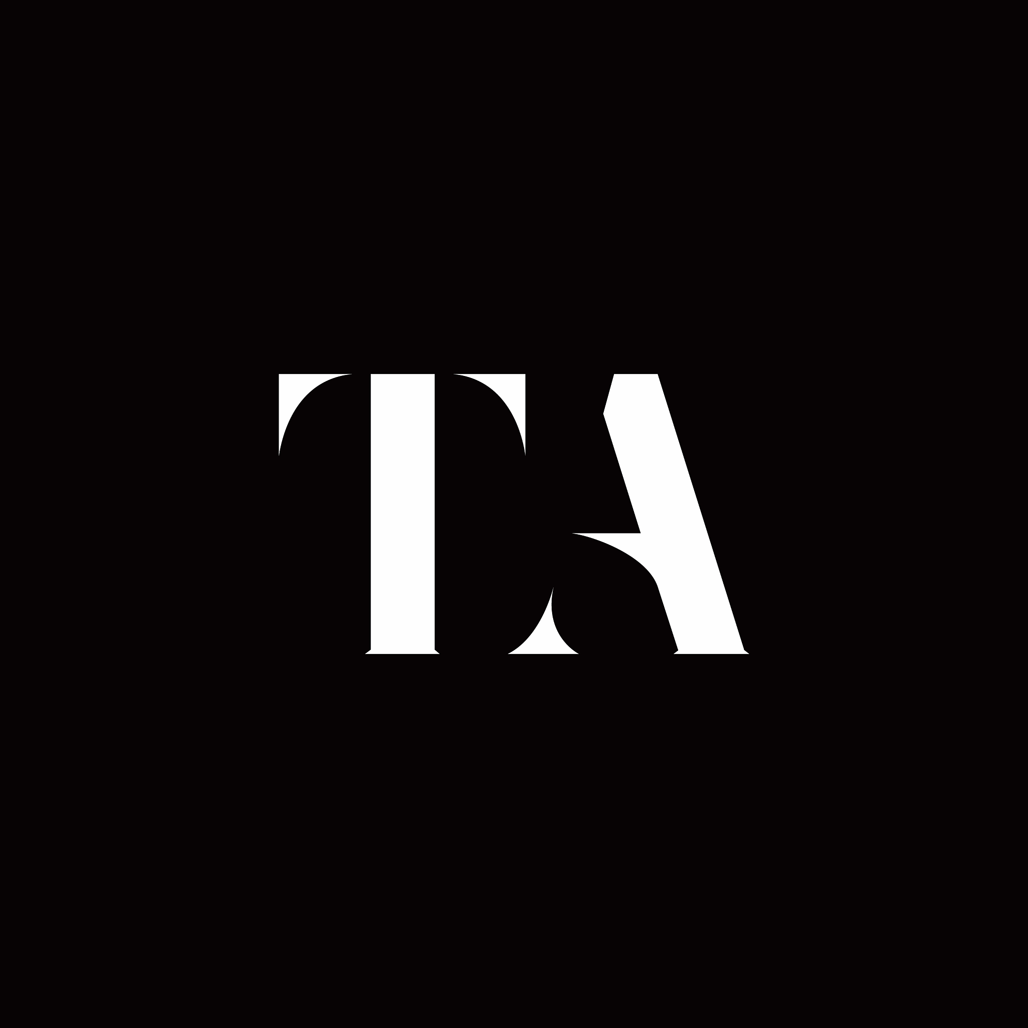 ta logo letter initial logo designs template