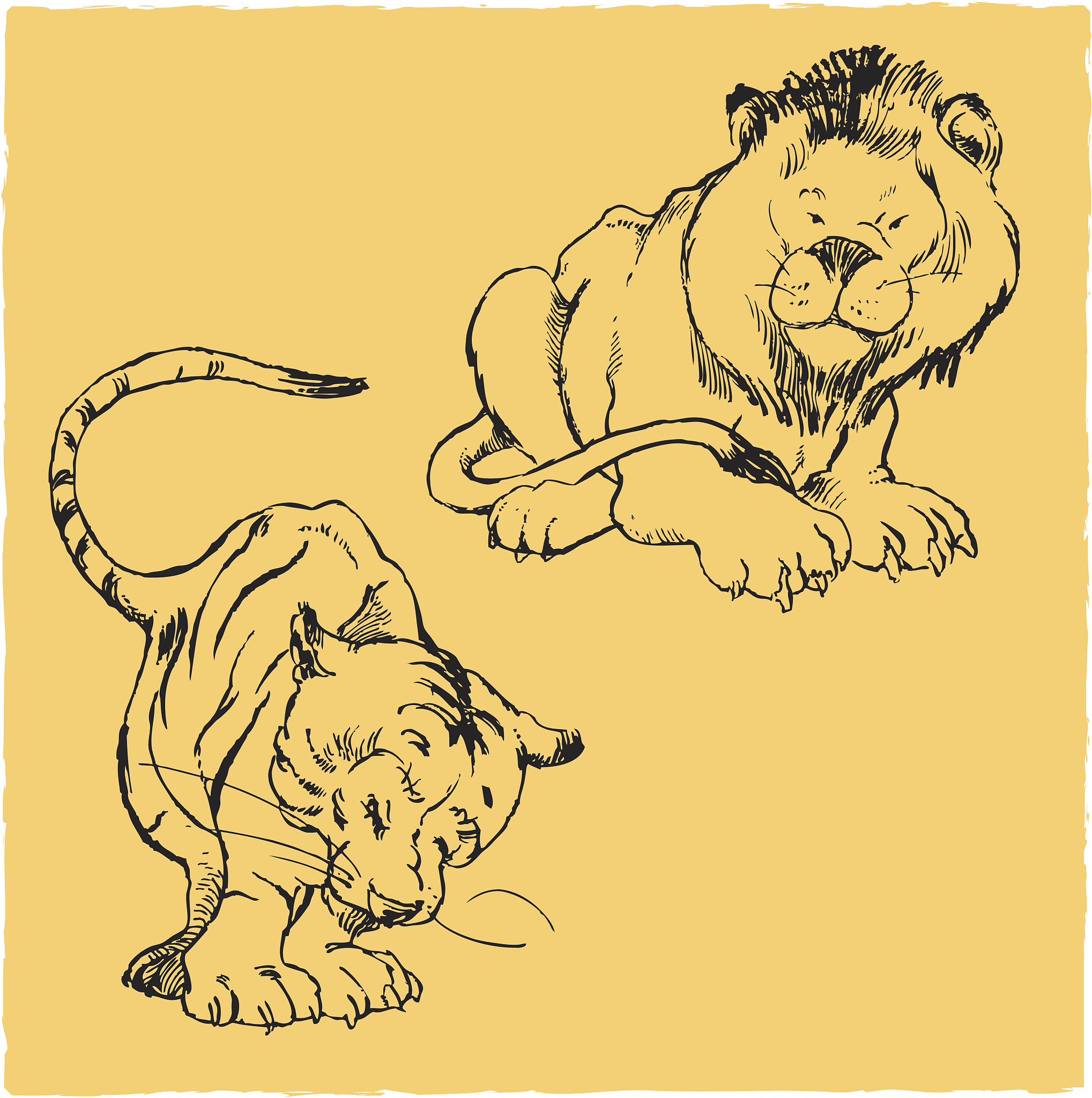 肥头大耳睡山中称王，一声怒吼是哪种生肖？