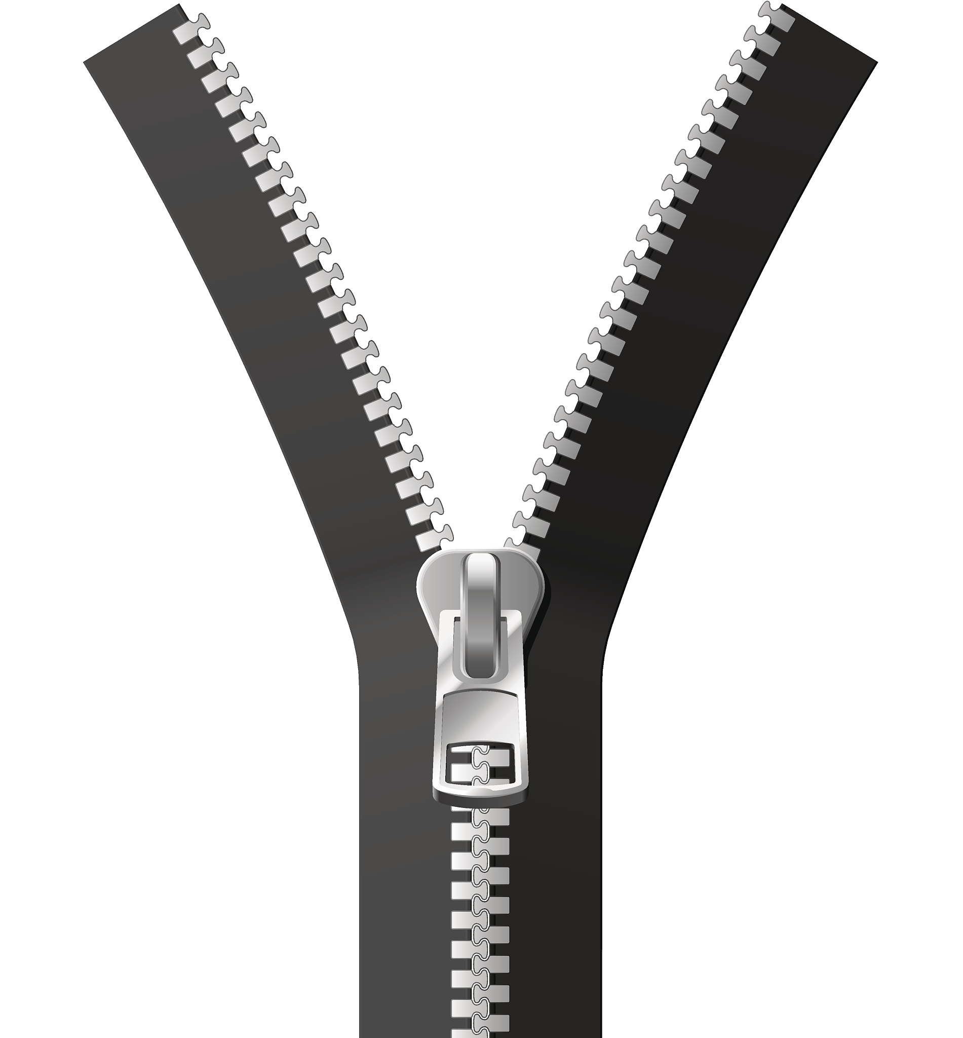 black zipper