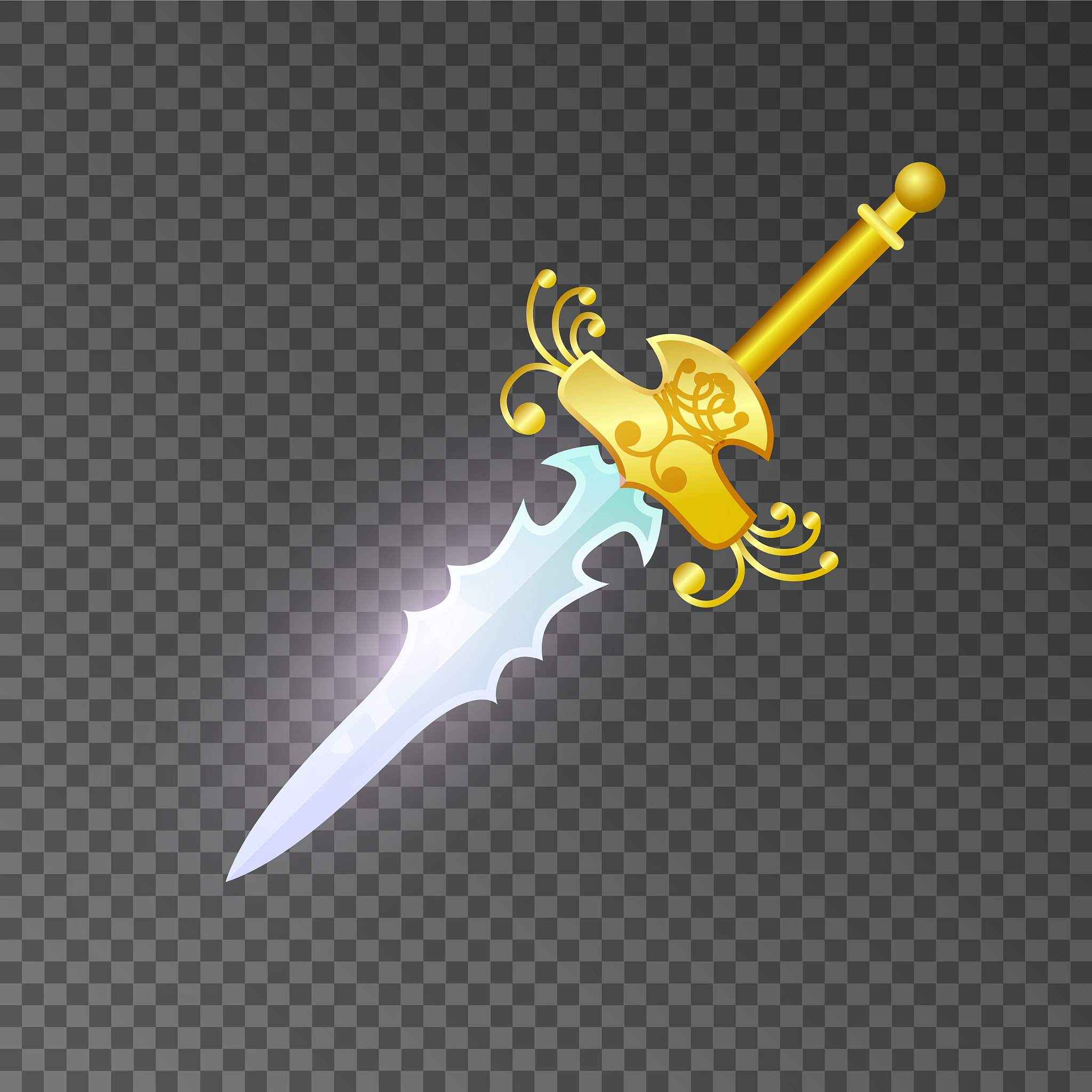 magic sabre isolated game element