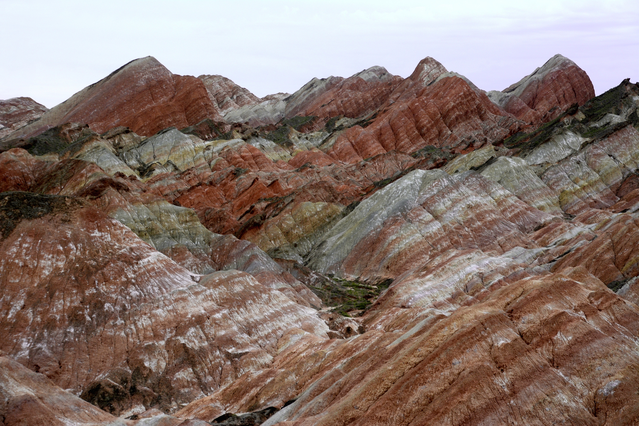 danxia landform geological park, zhangye, gansu, china
