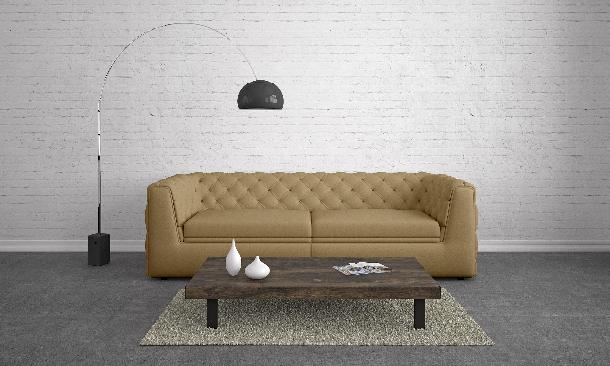 home interior with sofa