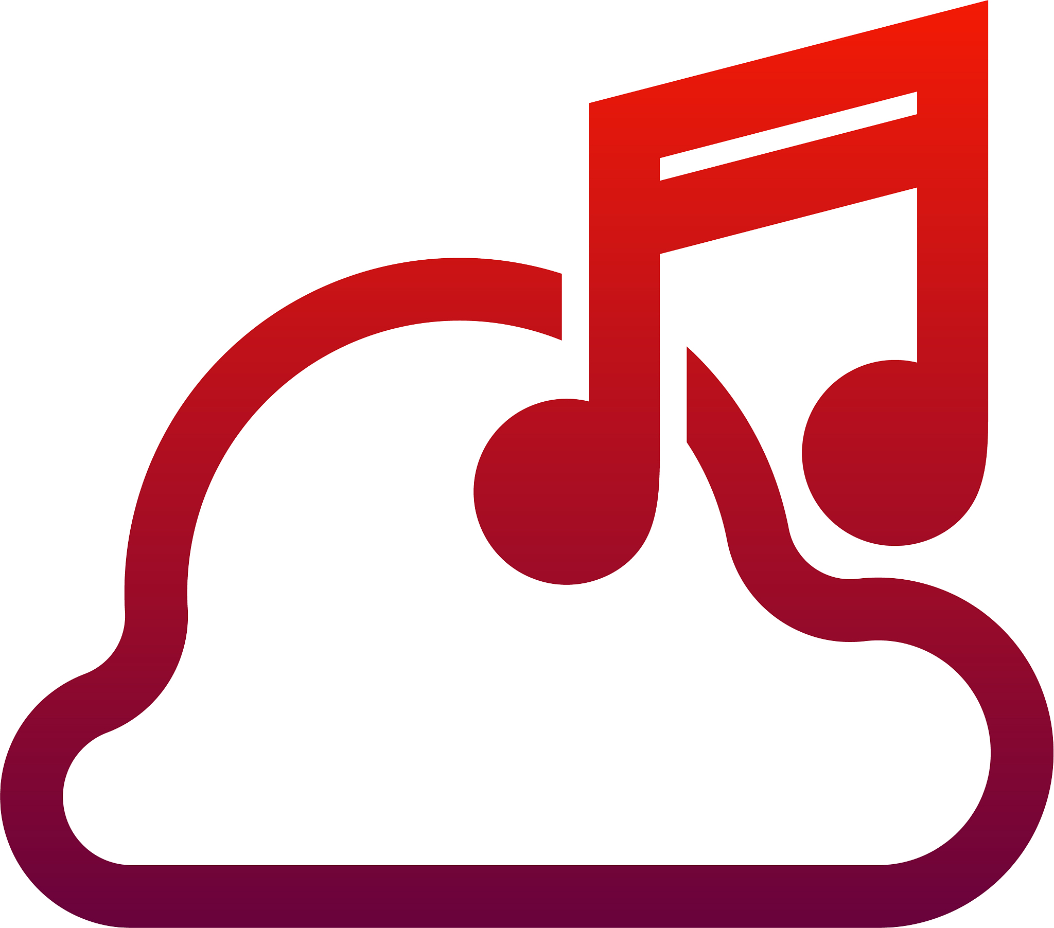 music note logo design concept note play music