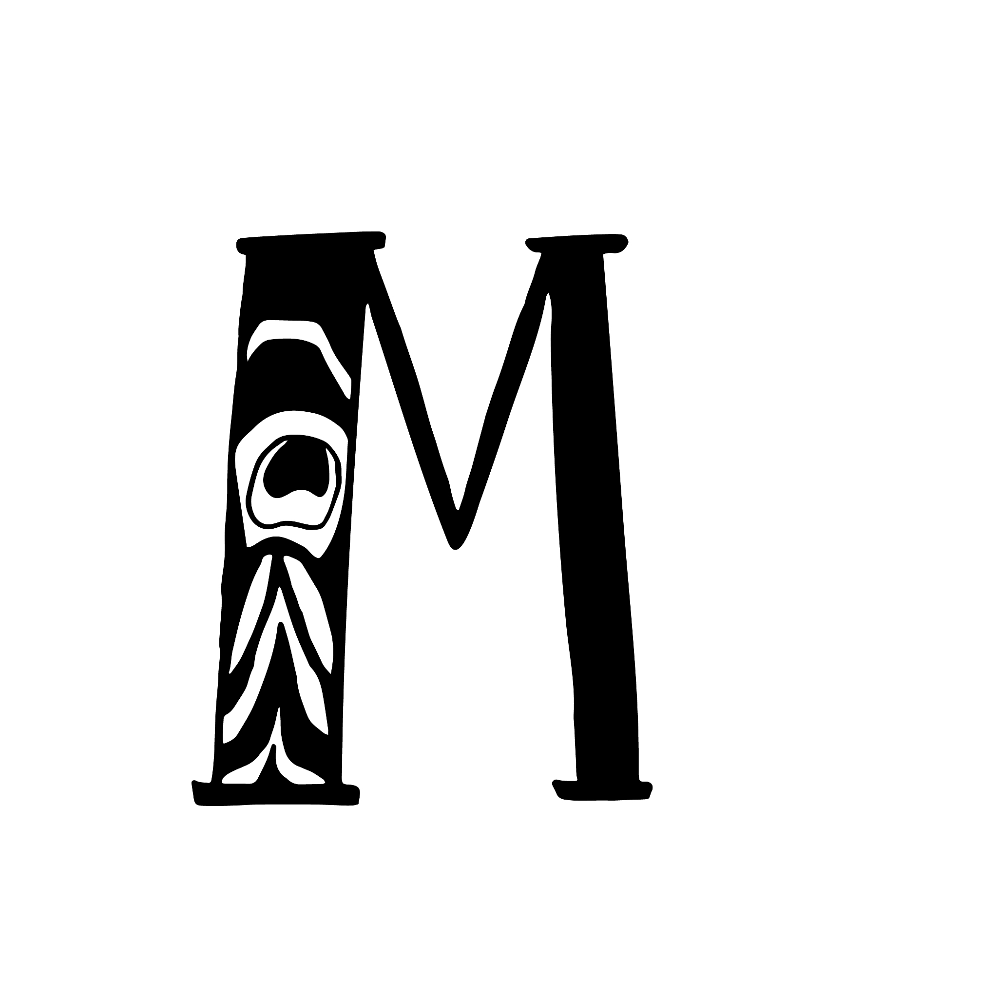 vector hand drawn typeface