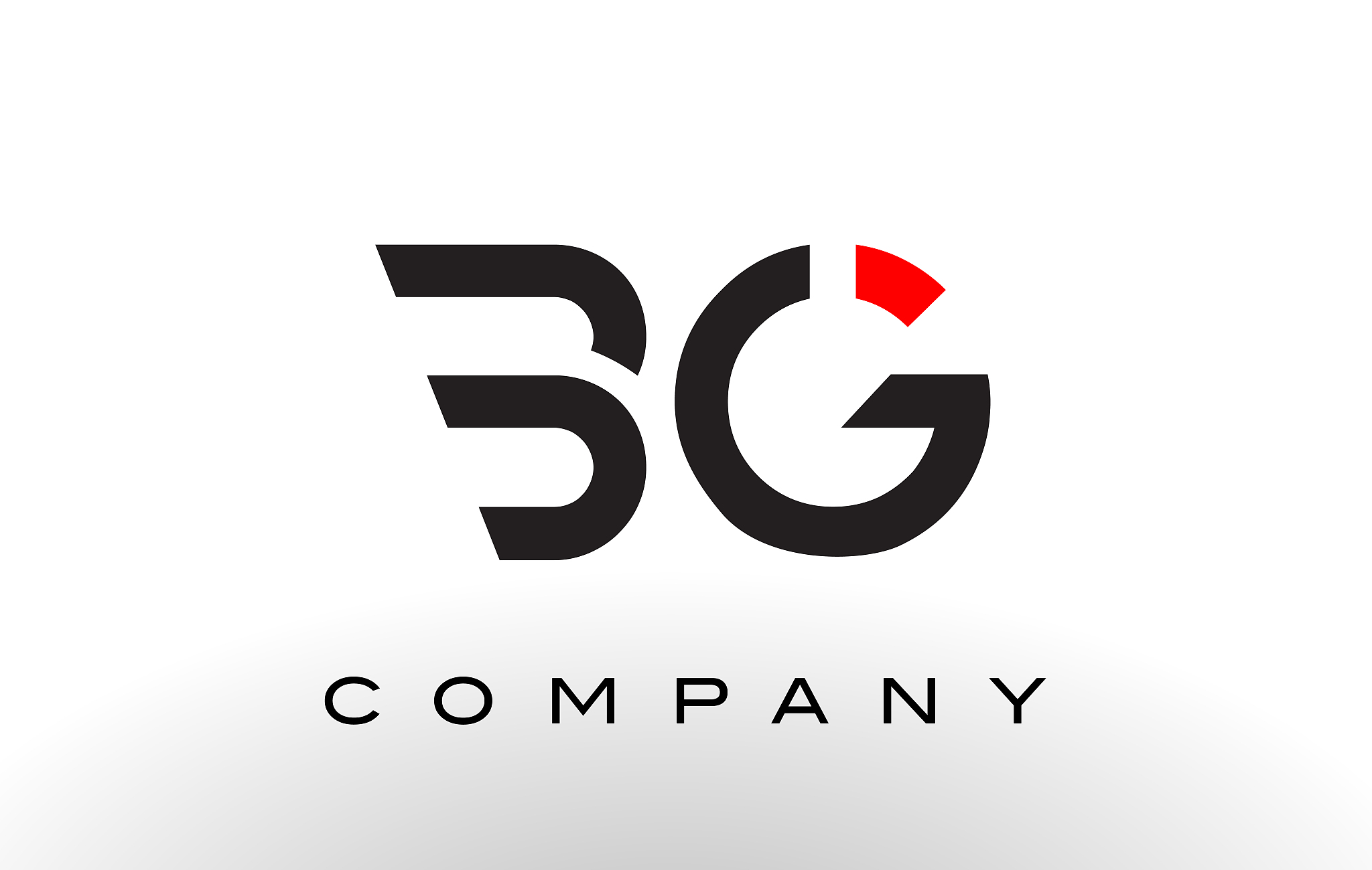 bg logo letter design