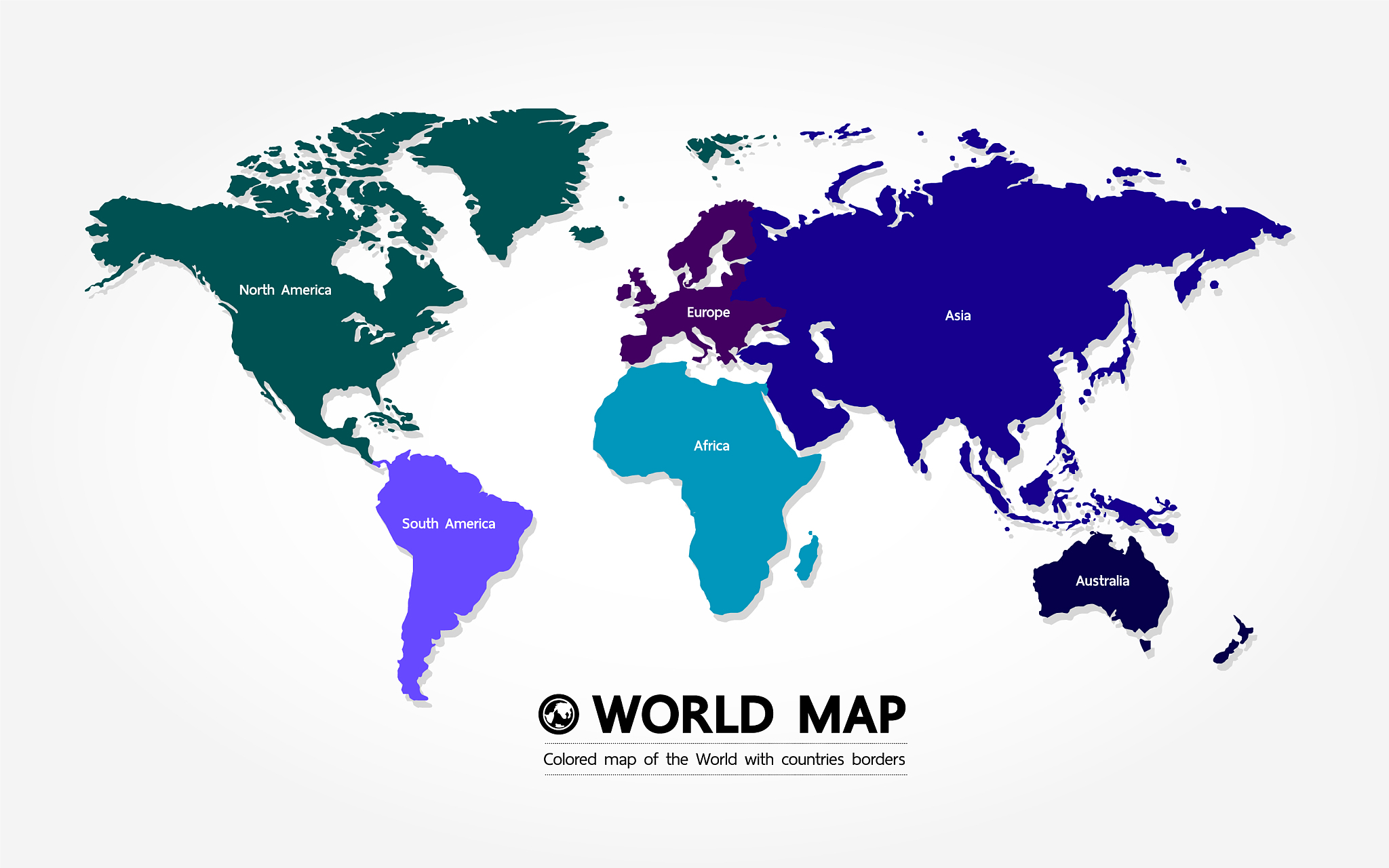 grand world map graphic element