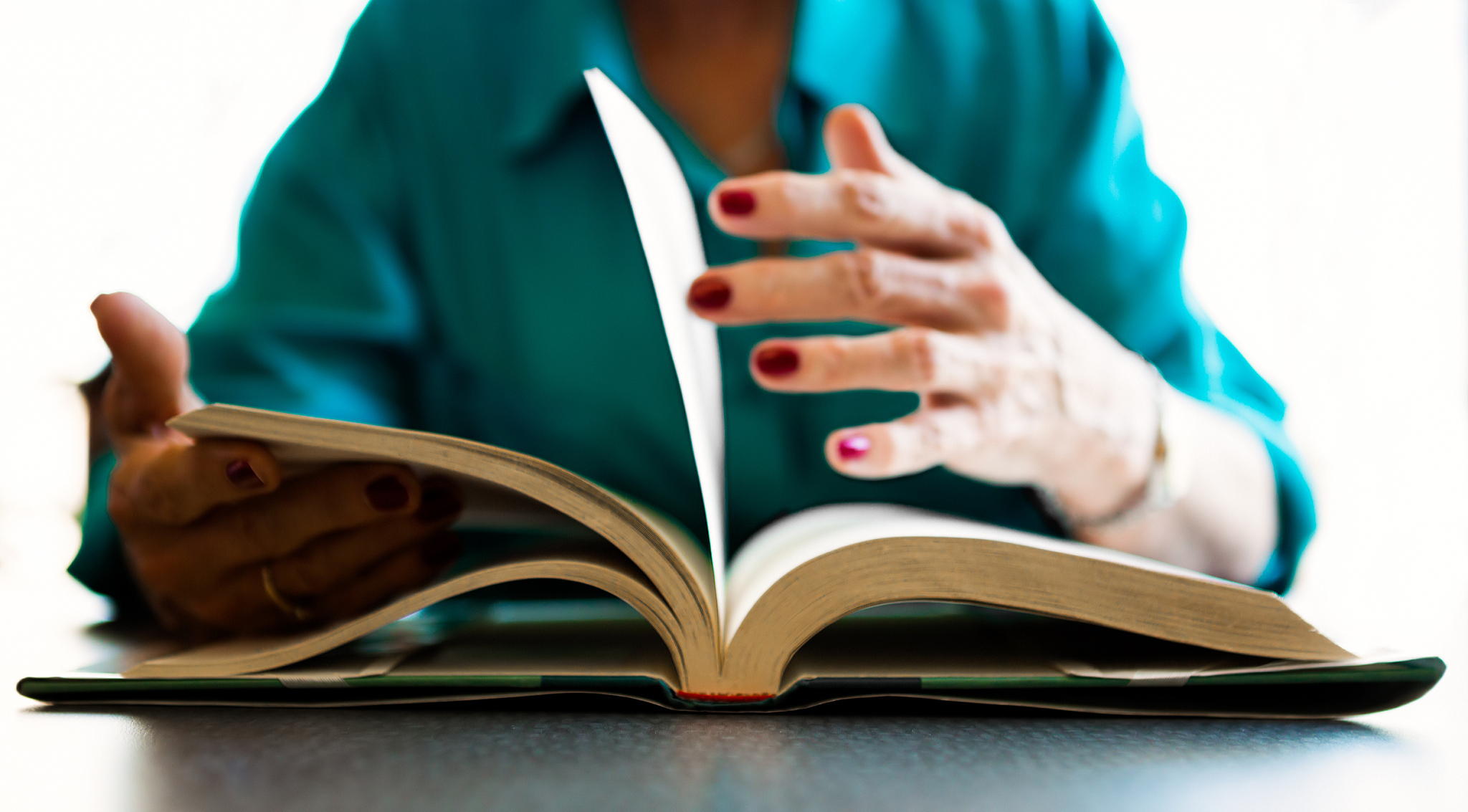 reading book