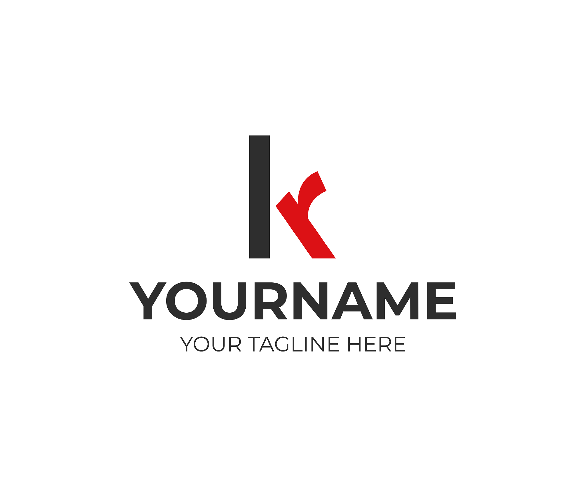 k and r letters, design. typeface vector design. text illustrati