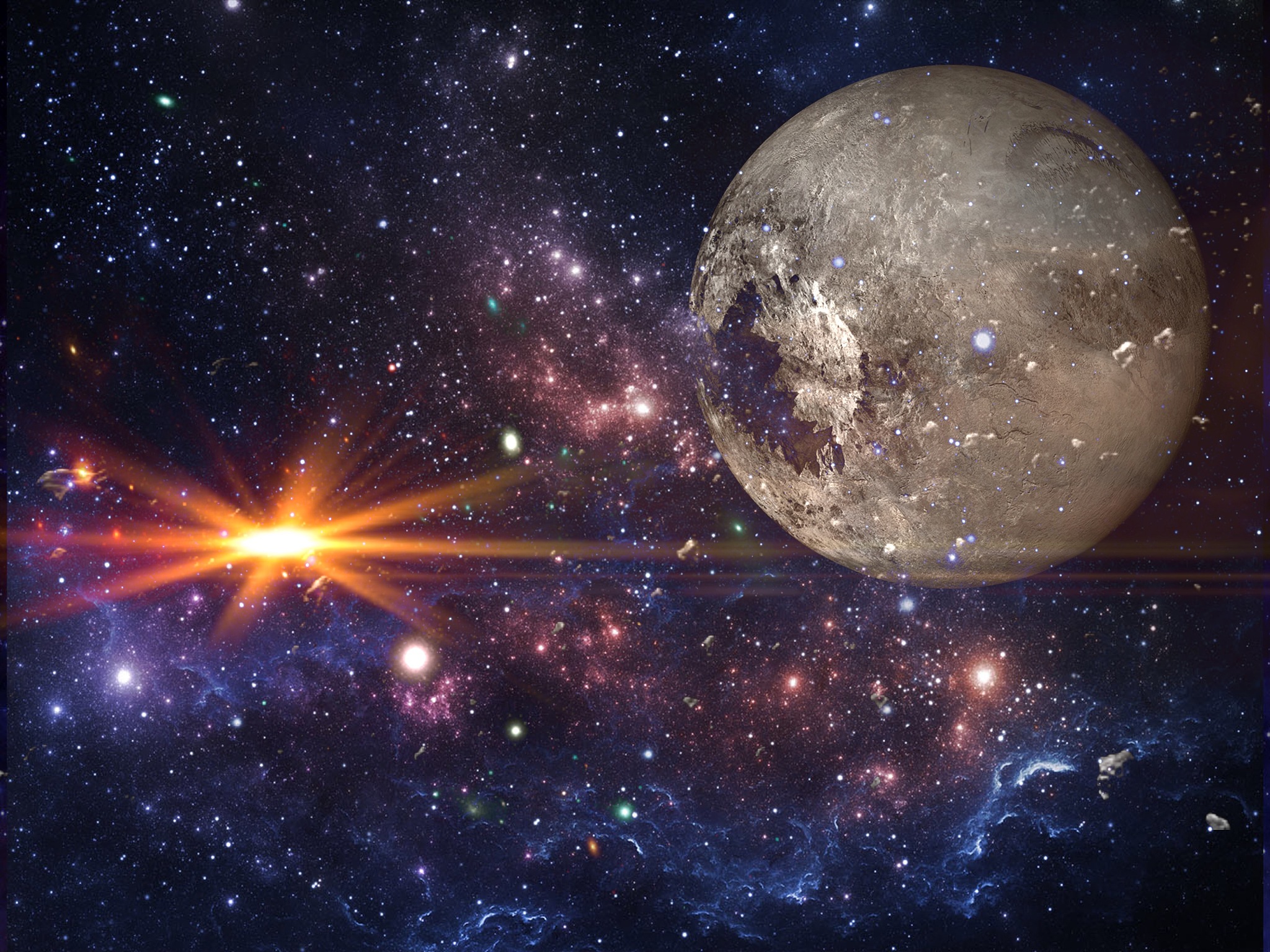 planets and galaxy, cosmos,  physical cosmology, science fiction
