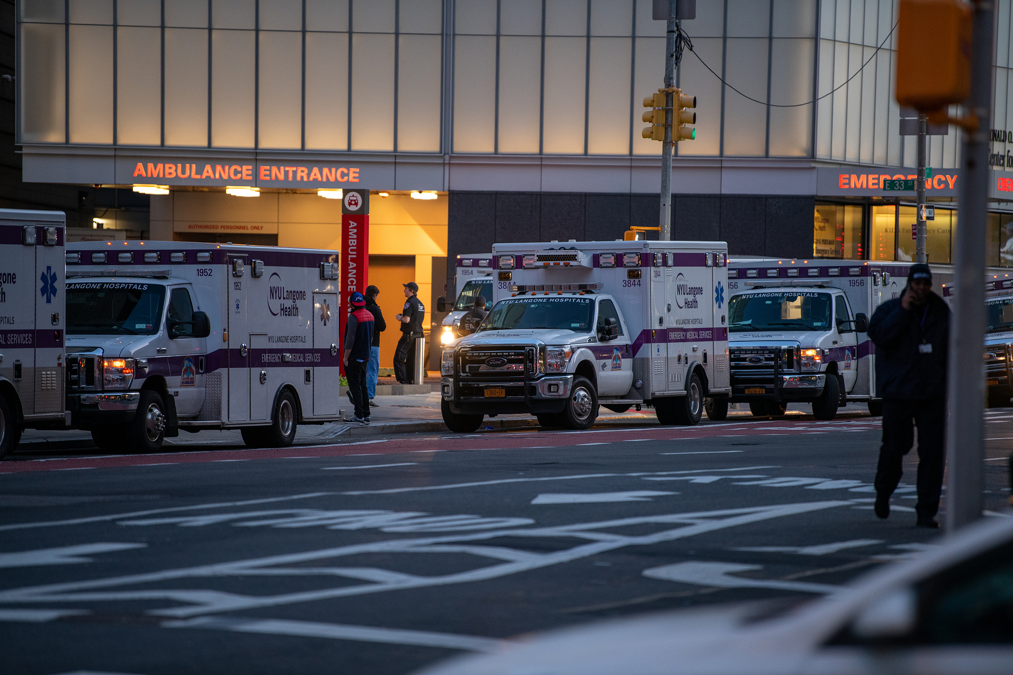 first responders waiting to be deployed during the pandemic in n