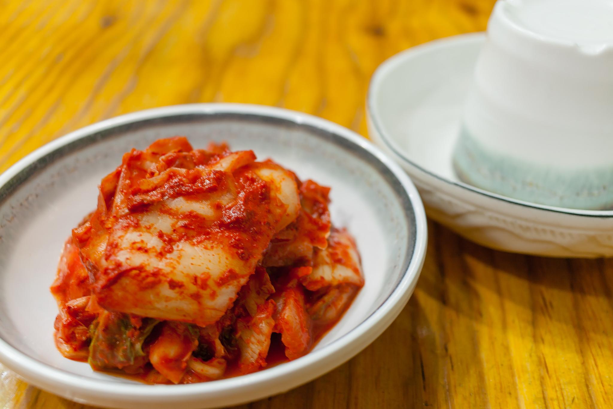 napa cabbage kimchi, korean food