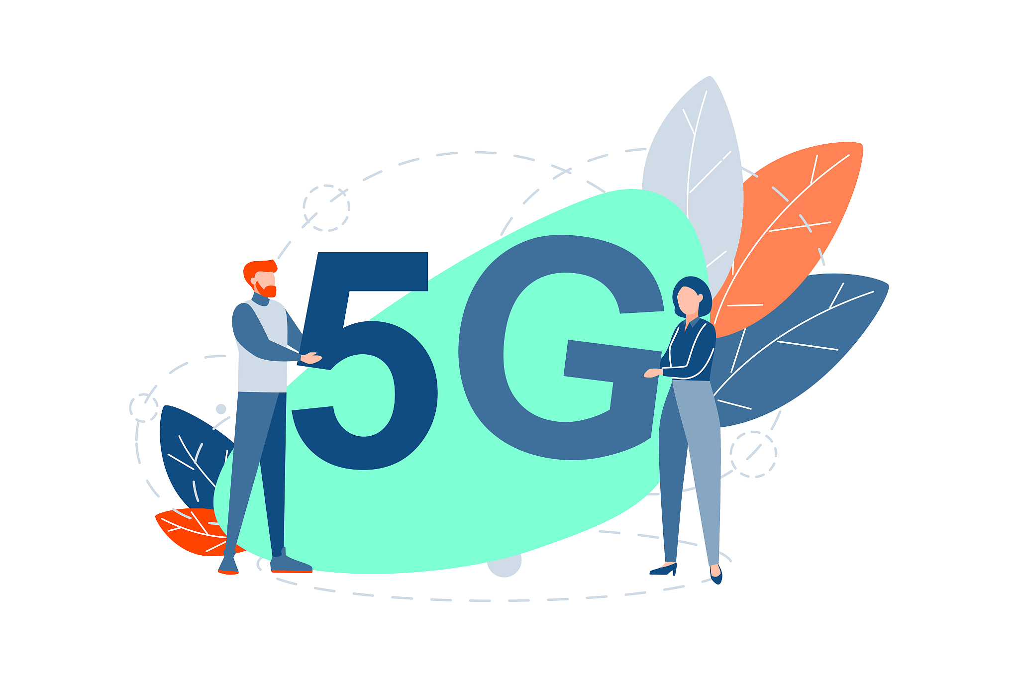 innovative 5g technology concept