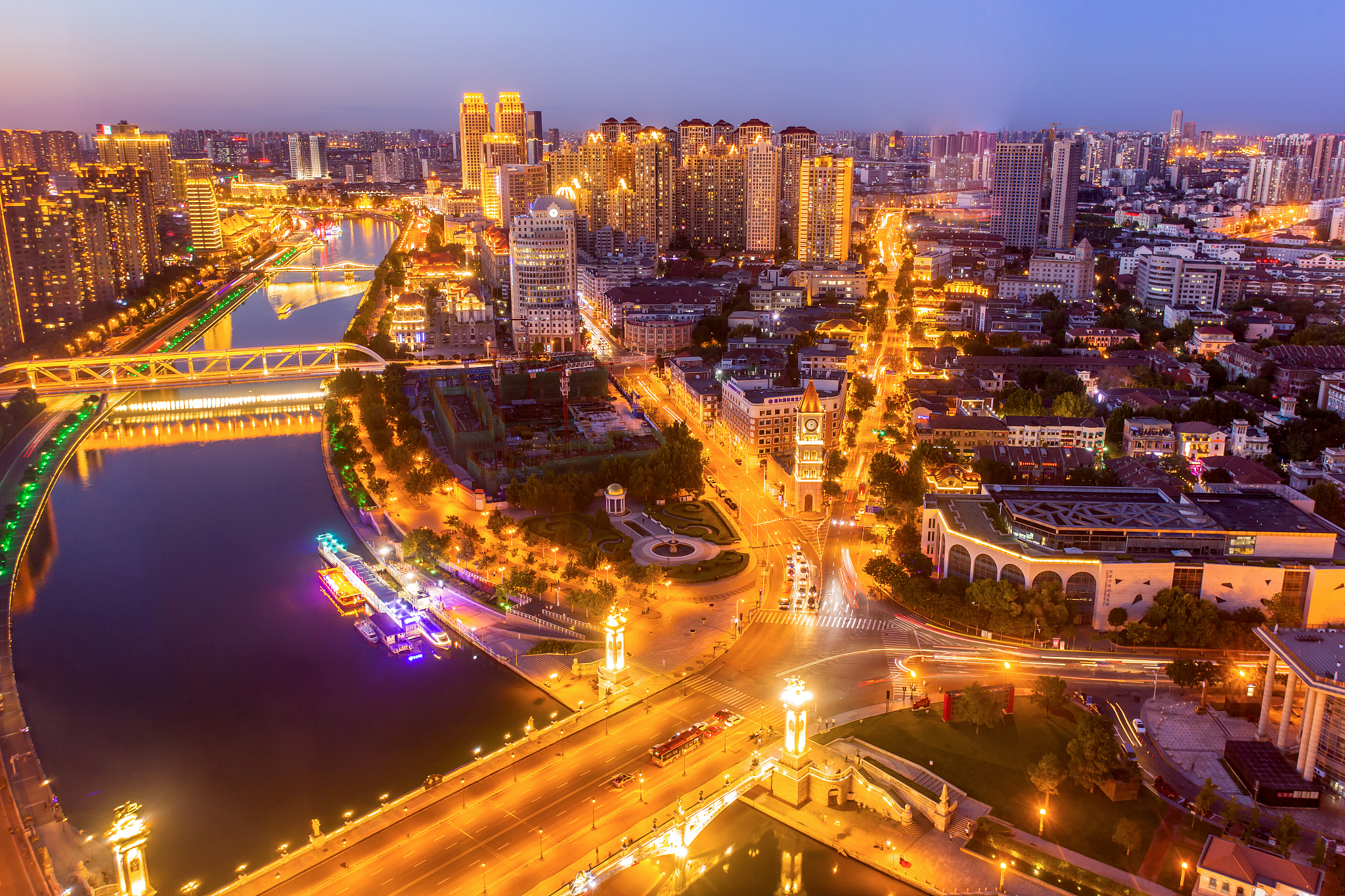 天津城市夜景