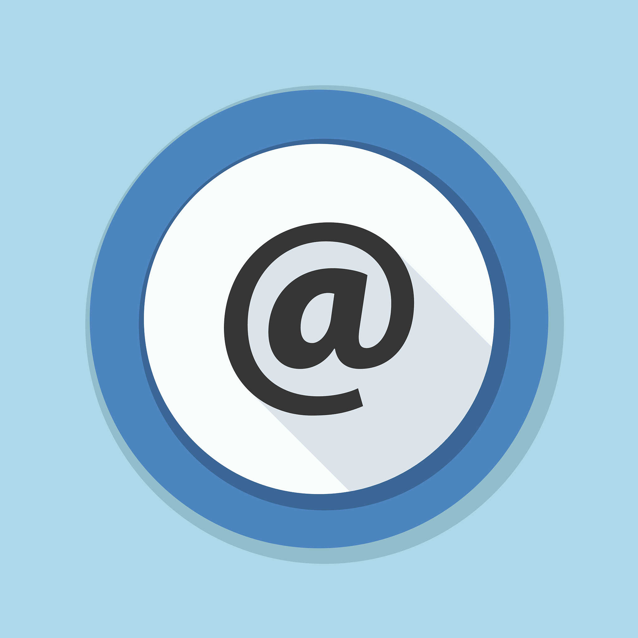 e-mail button illustration