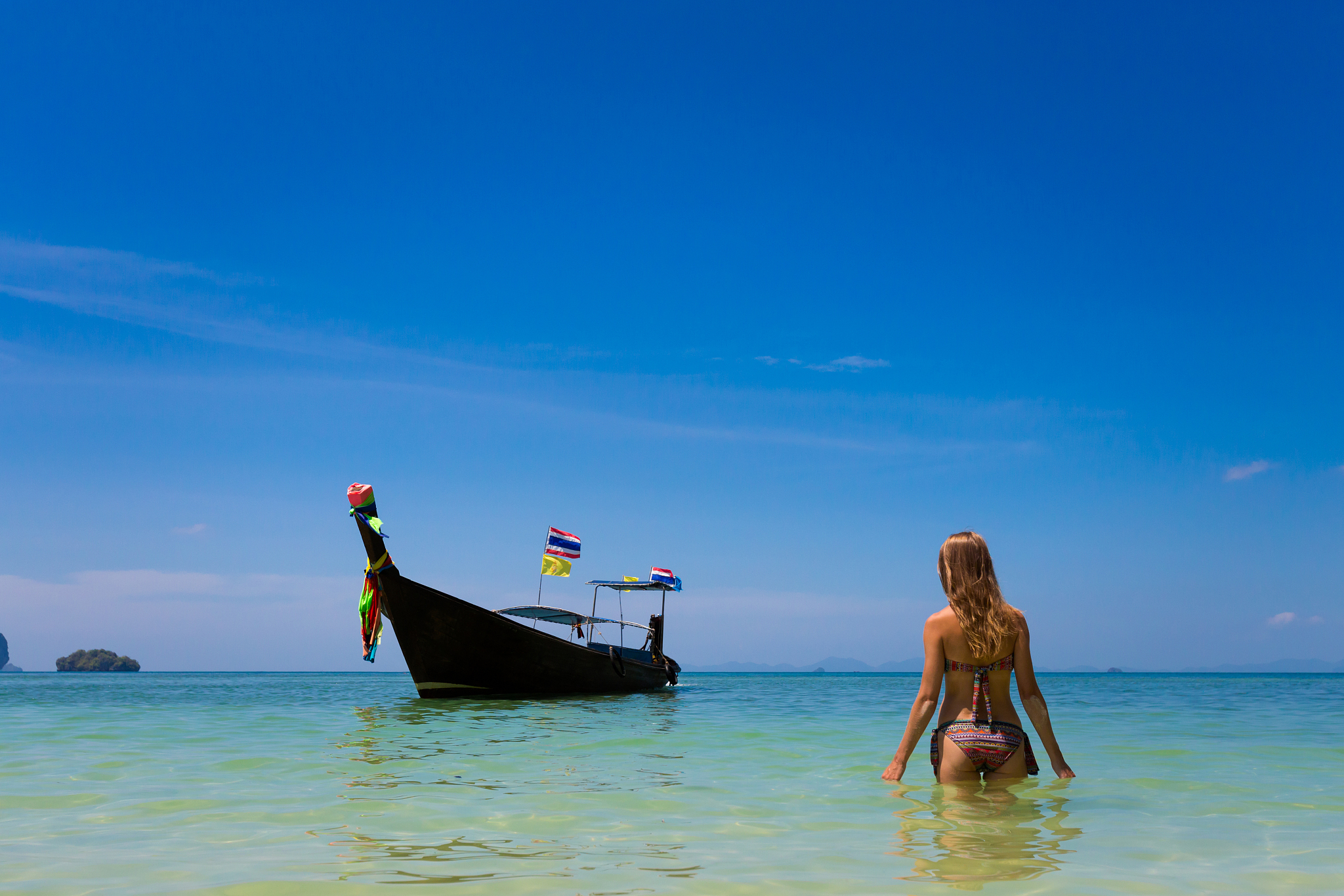 tourist on phra nang krabi