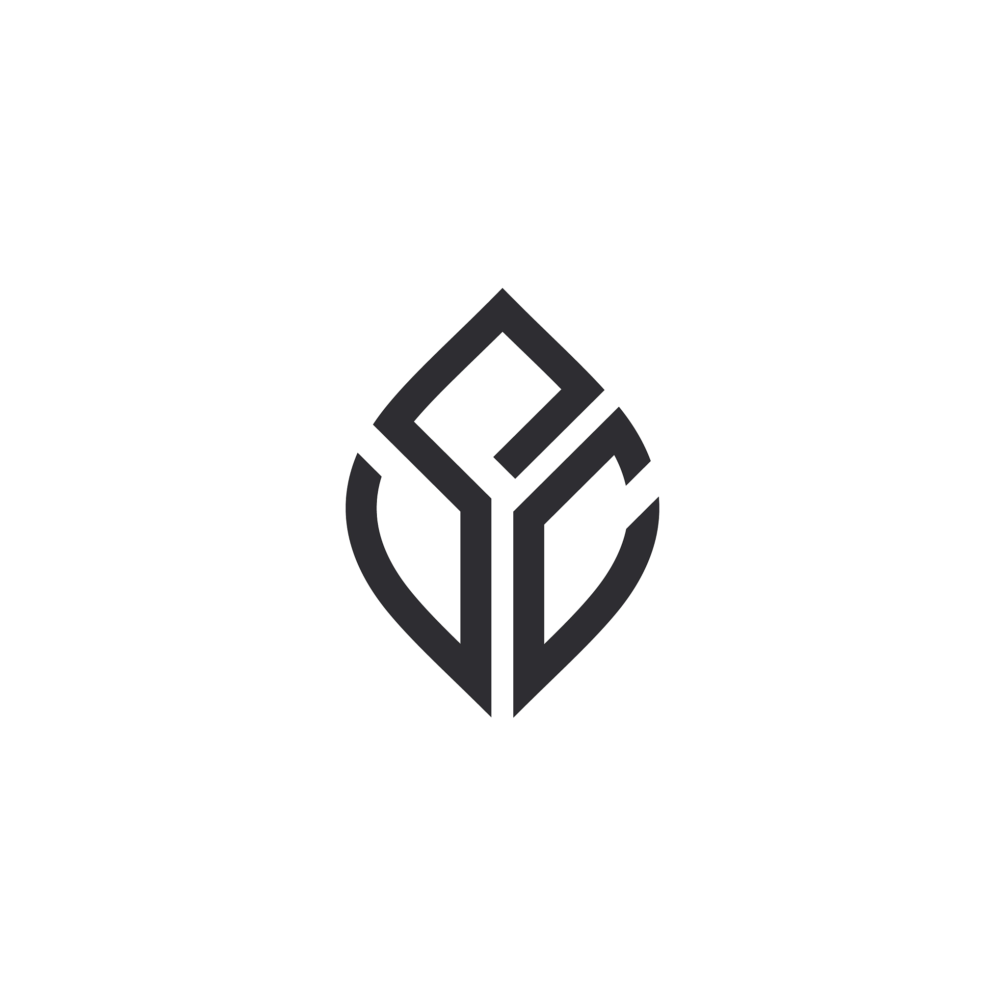 sc letter logo icon design template elements