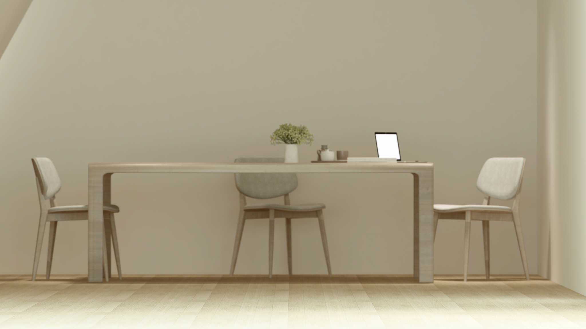 dining area or workplace in coffee shop and restaurant minimal d